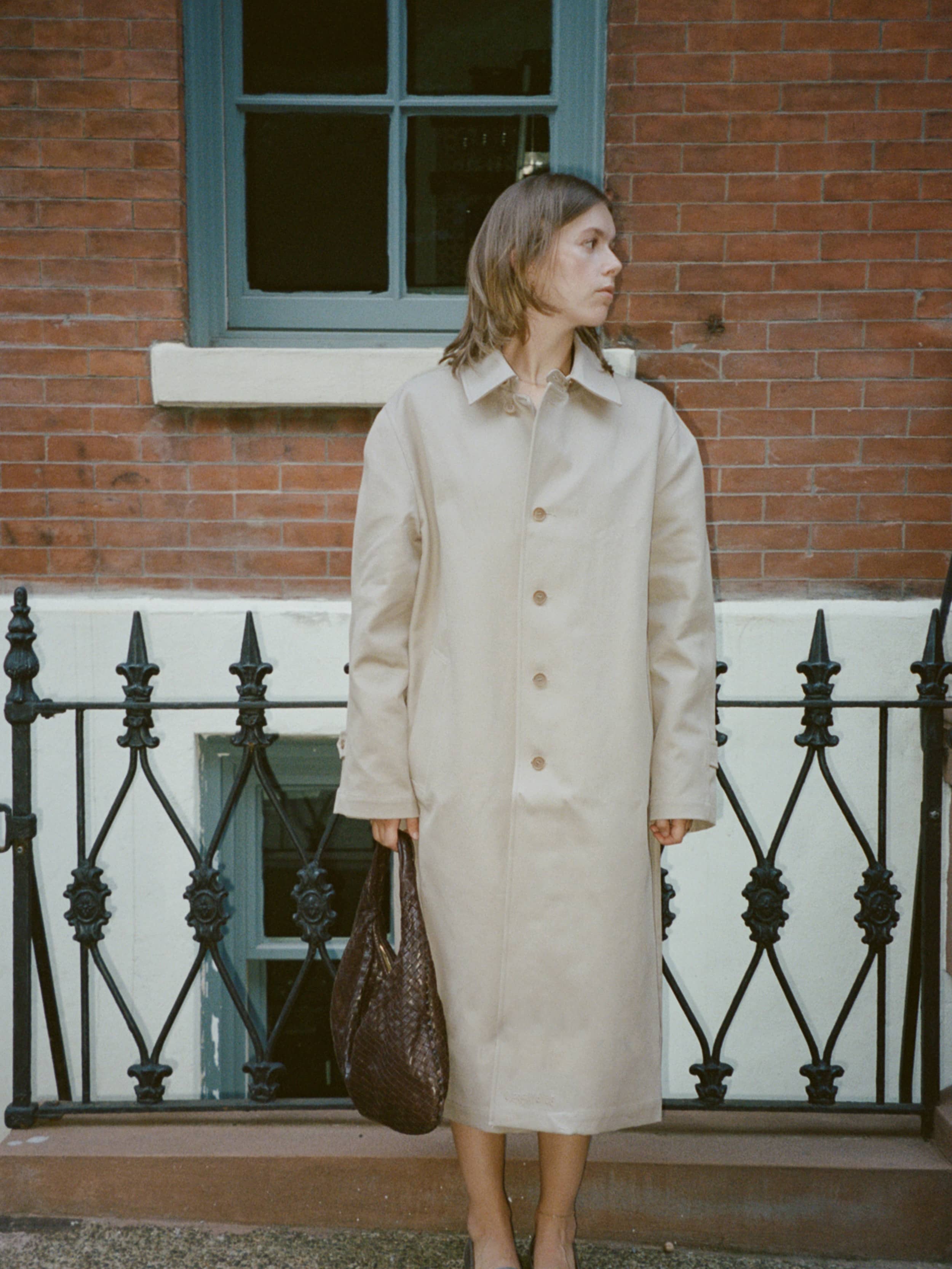 Trench Coat Sand - Sand | Djerf Avenue