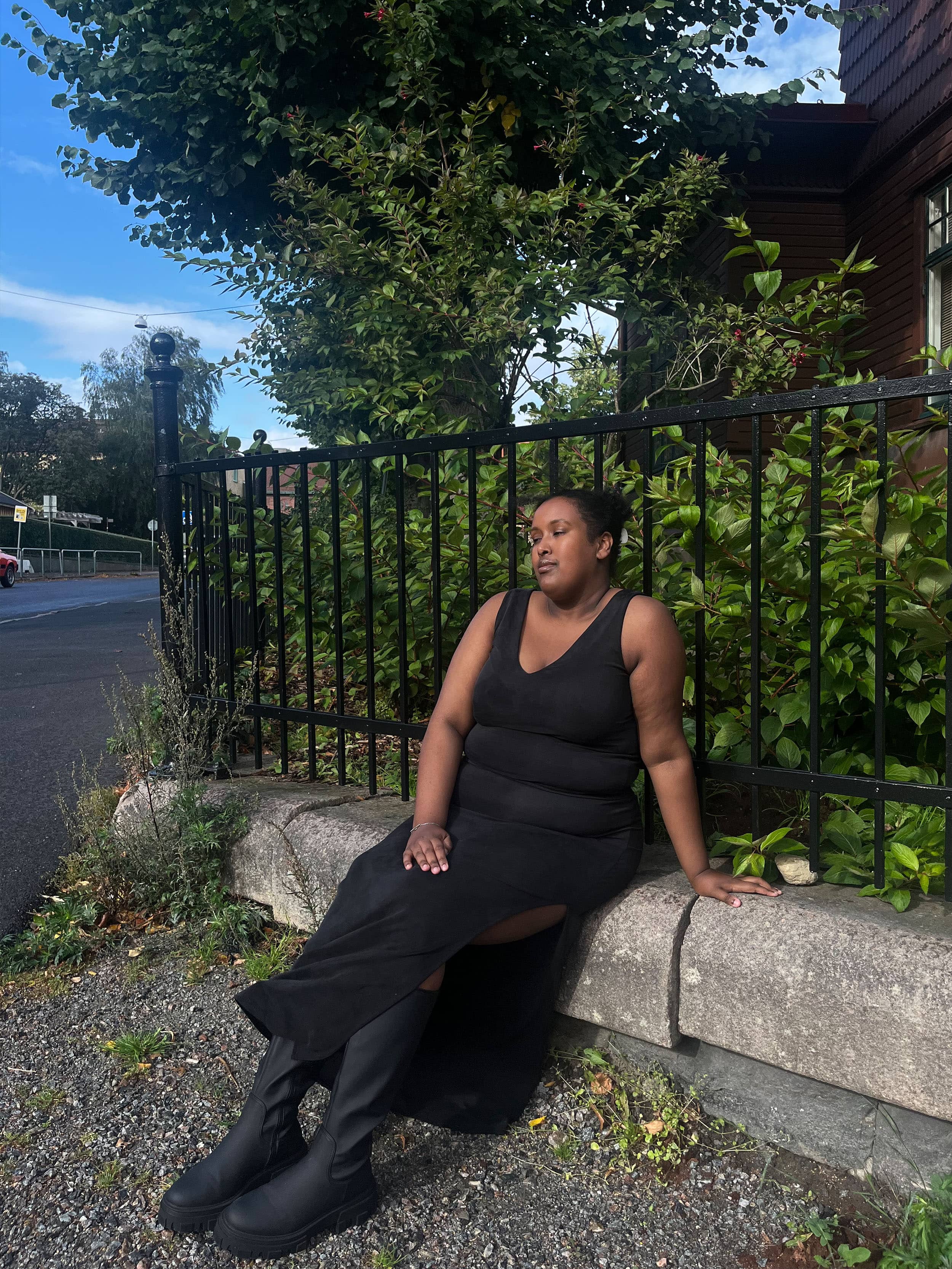Midnight Skirt Ash - Ash | Djerf Avenue