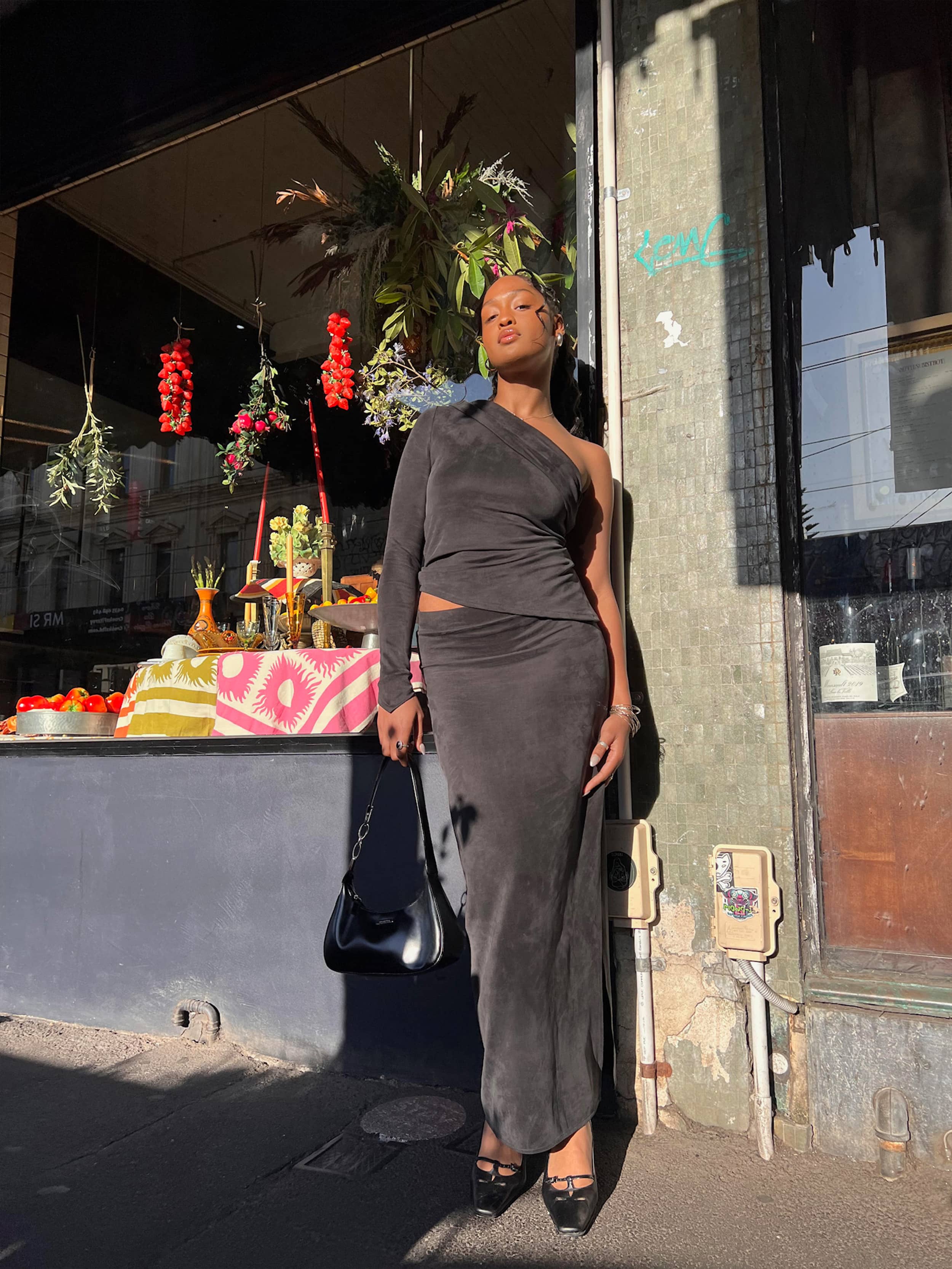 Midnight Skirt Ash - Ash | Djerf Avenue