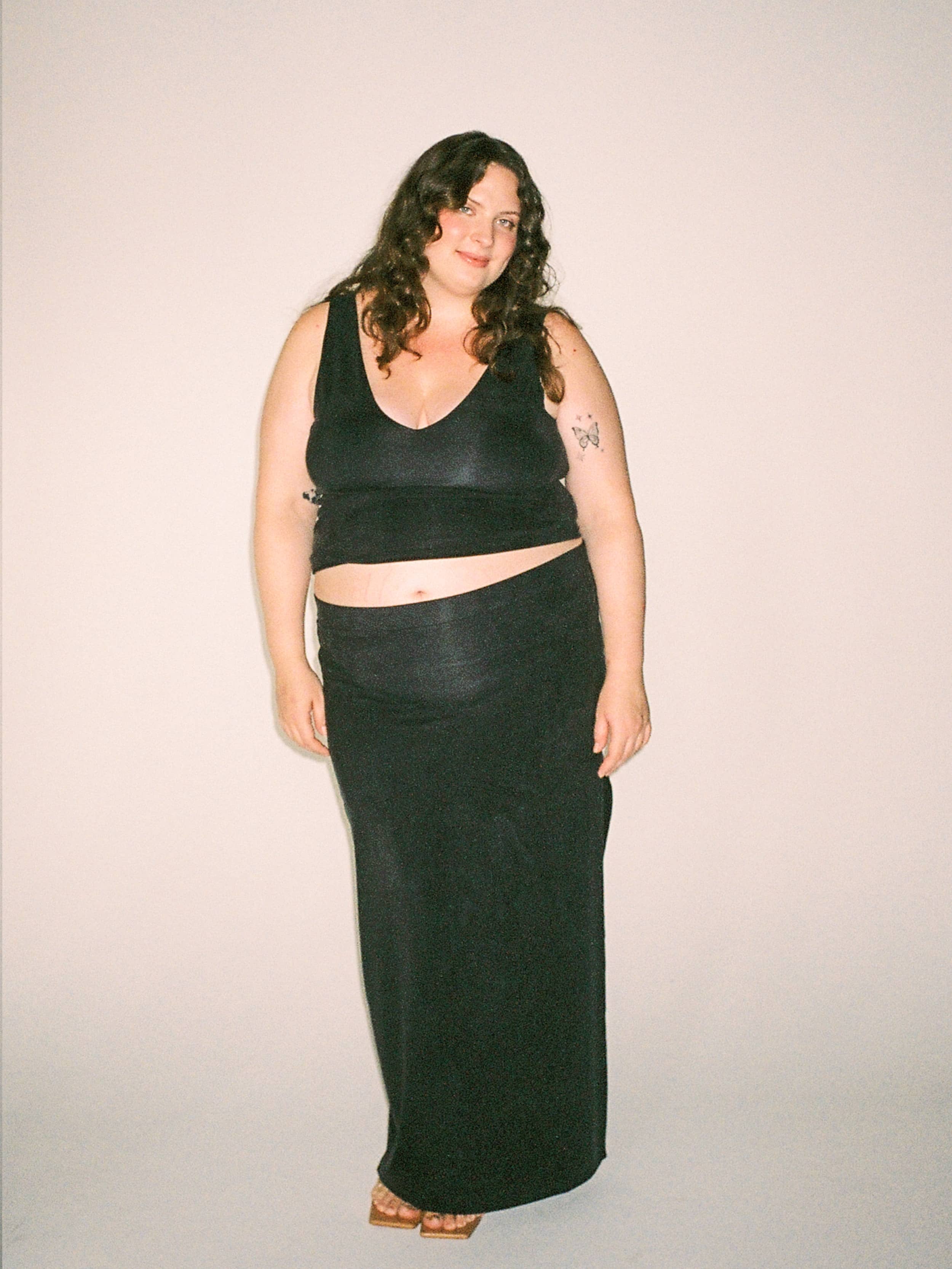 Midnight Skirt Ash - Ash | Djerf Avenue
