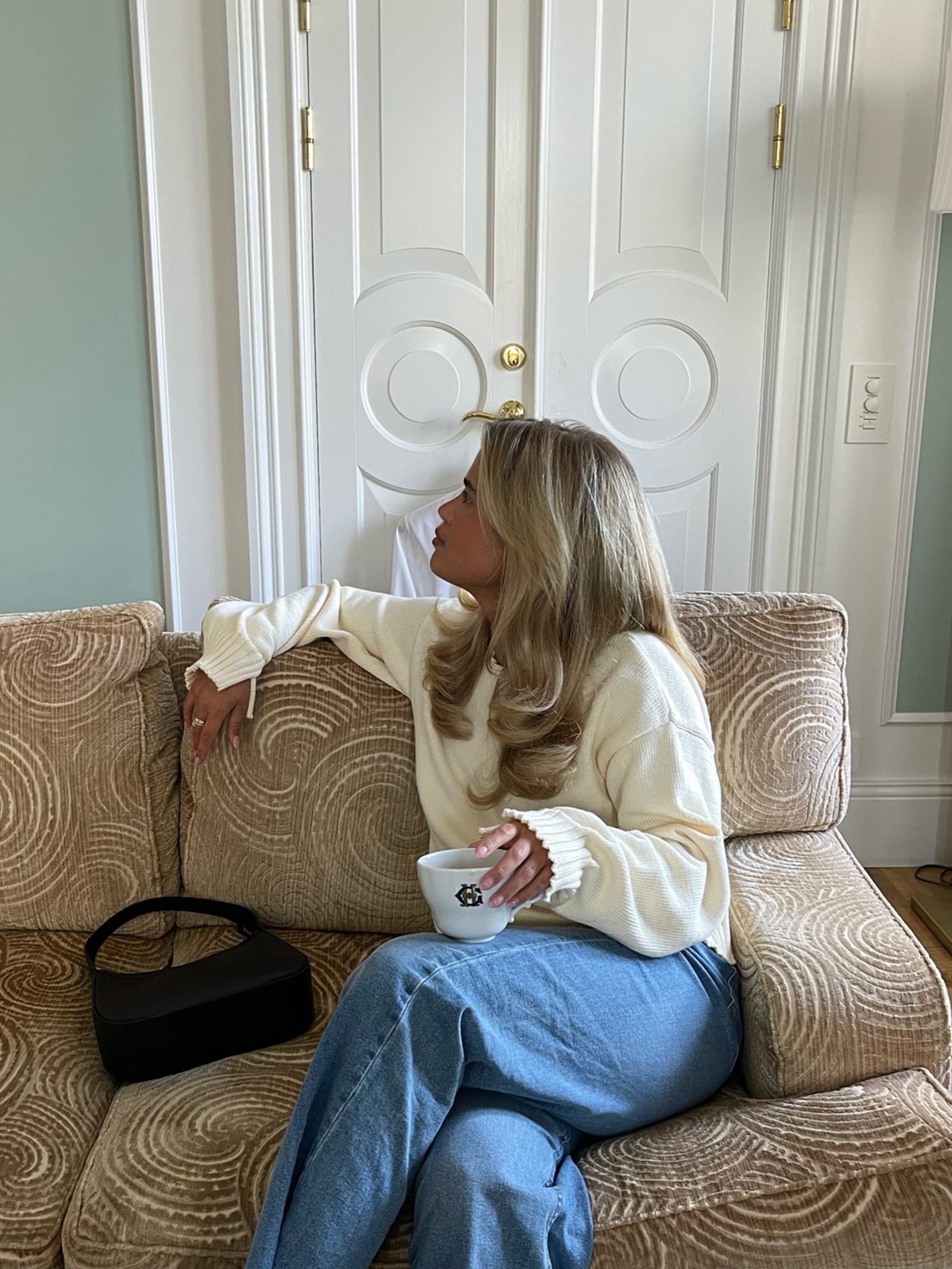 Heavy Crewneck Sweater Cream