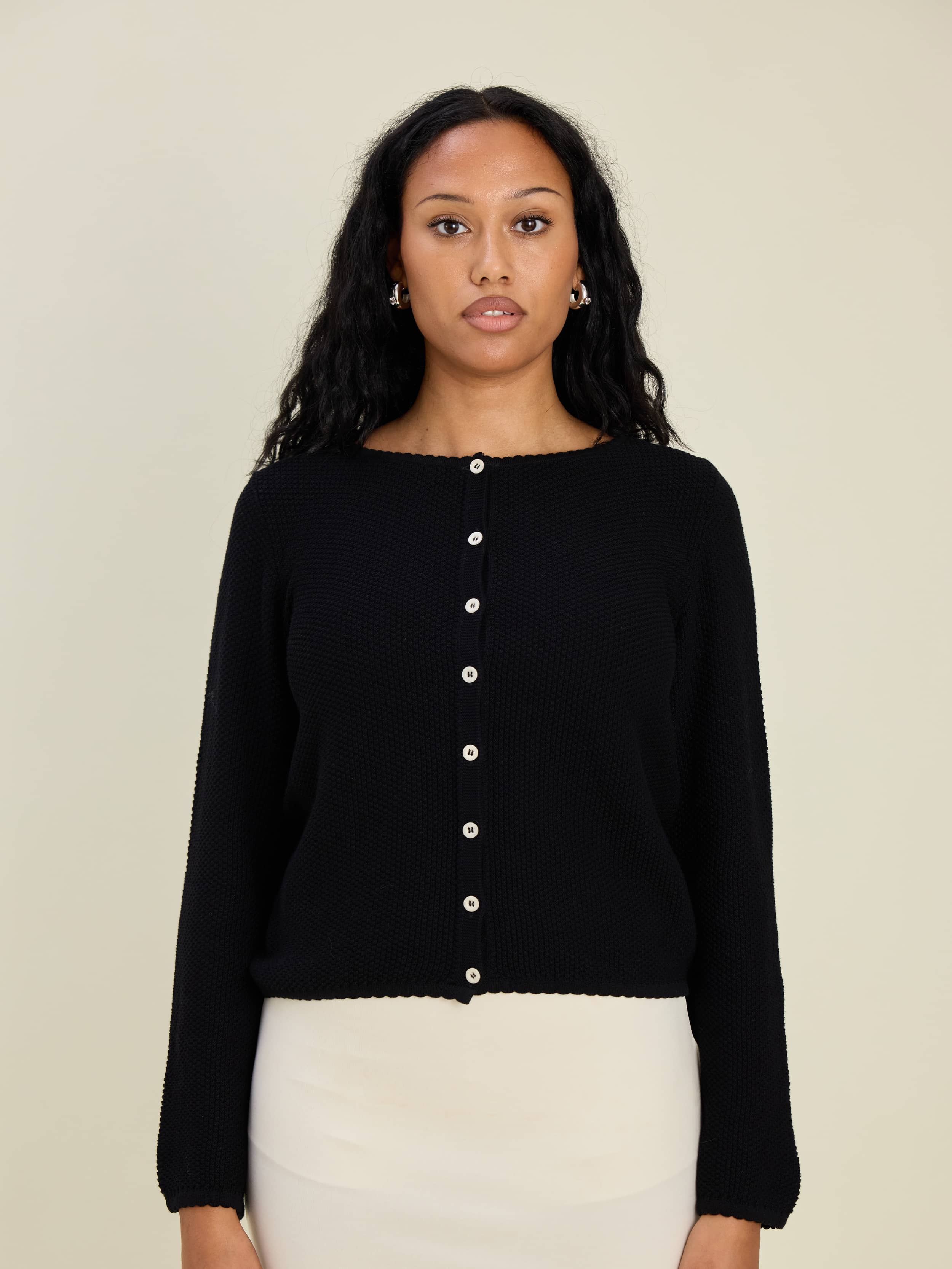 ÉPINE PARIS bijou cardigan black Kobi Halperin Lois Crystal-Embellished Wool-Blend Cardigan | Saks