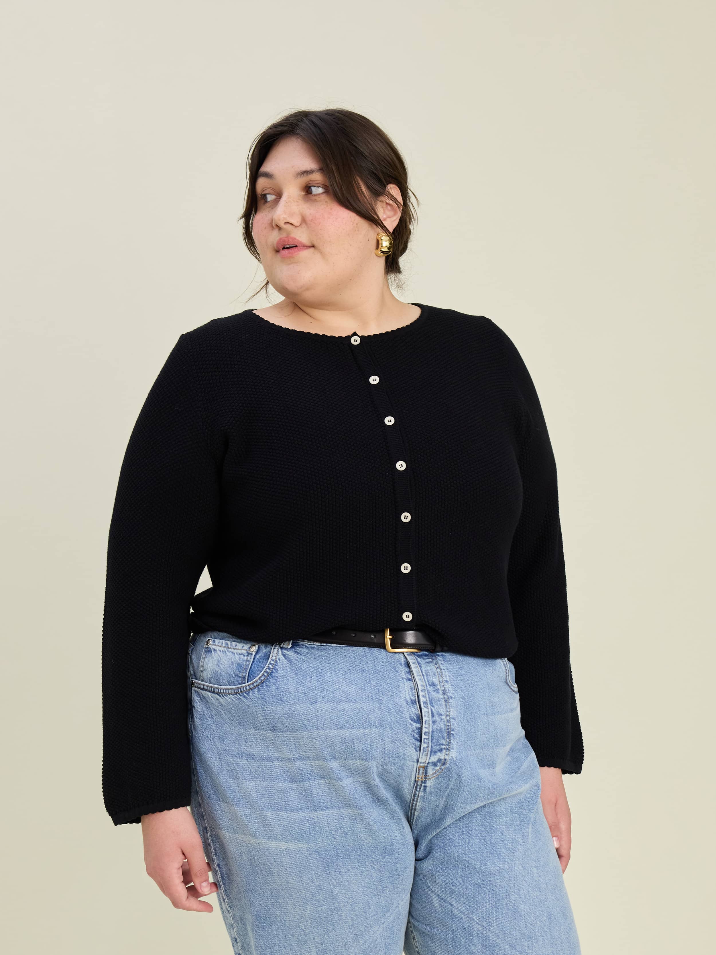 Amorini Cardigan Black - Black | Djerf Avenue