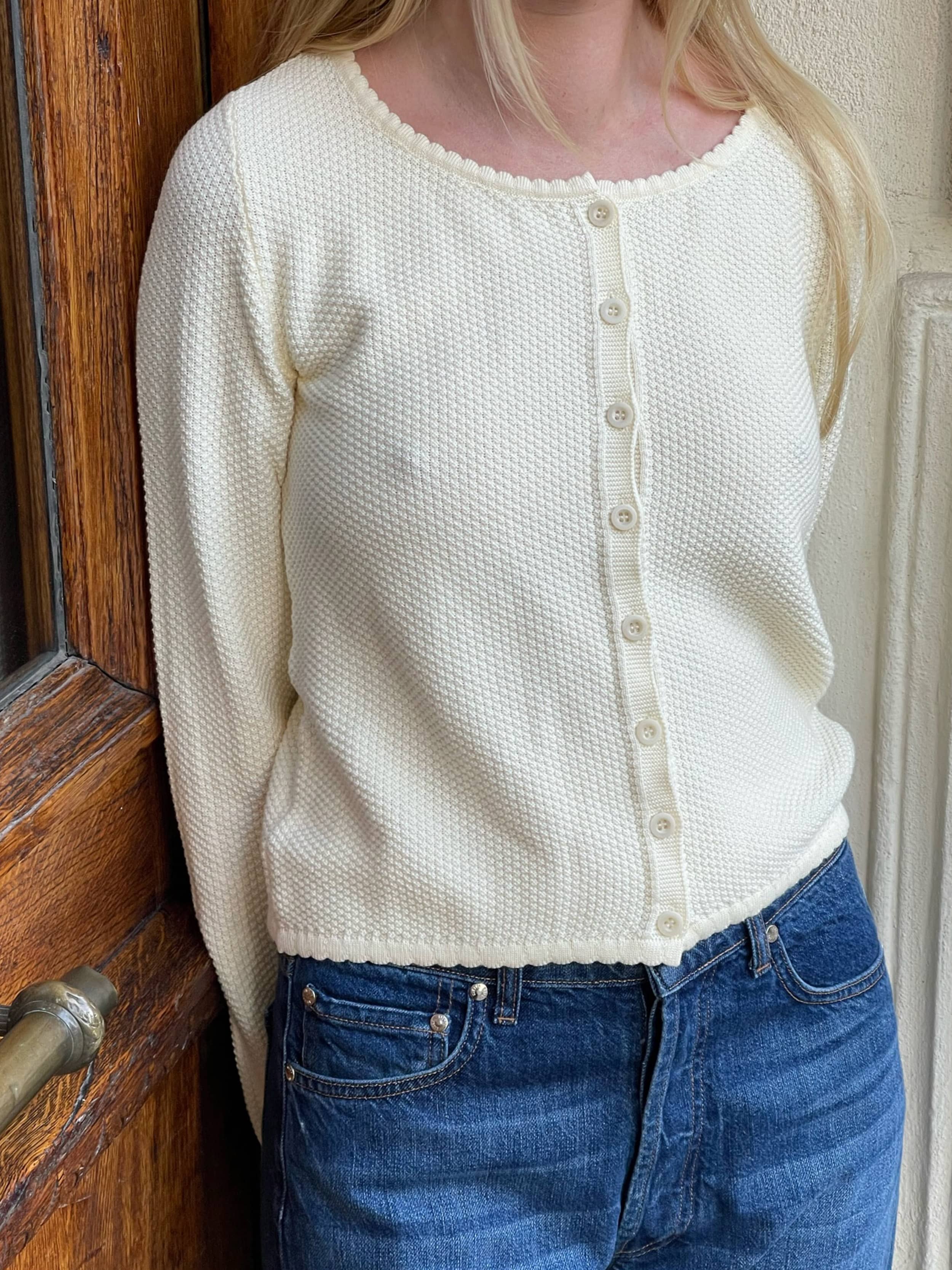 MARNO Lizzy knit cardigan cream Ramona Cardigan – Elizabeth Smith