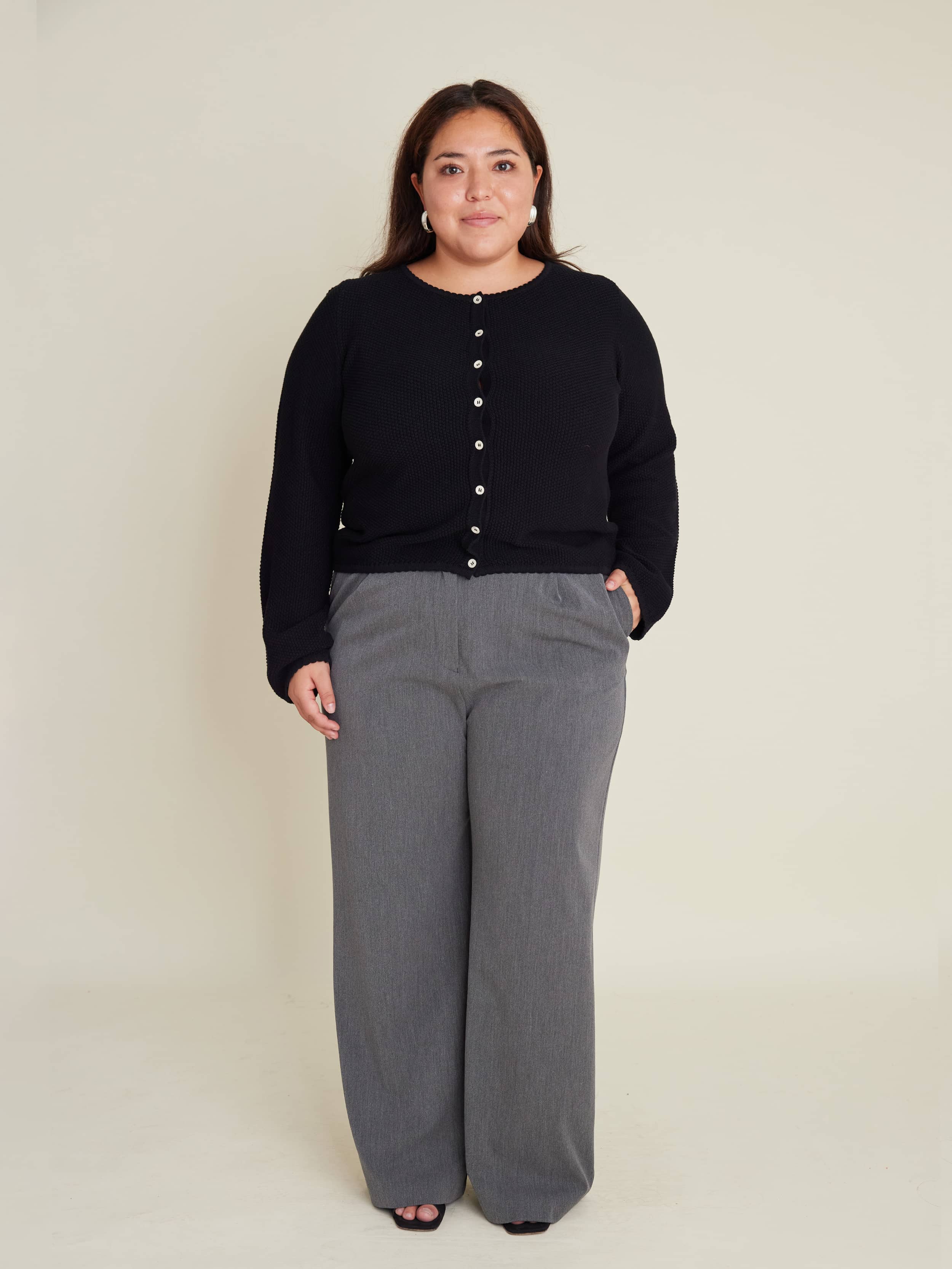 Amorini Cardigan Black - Black | Djerf Avenue