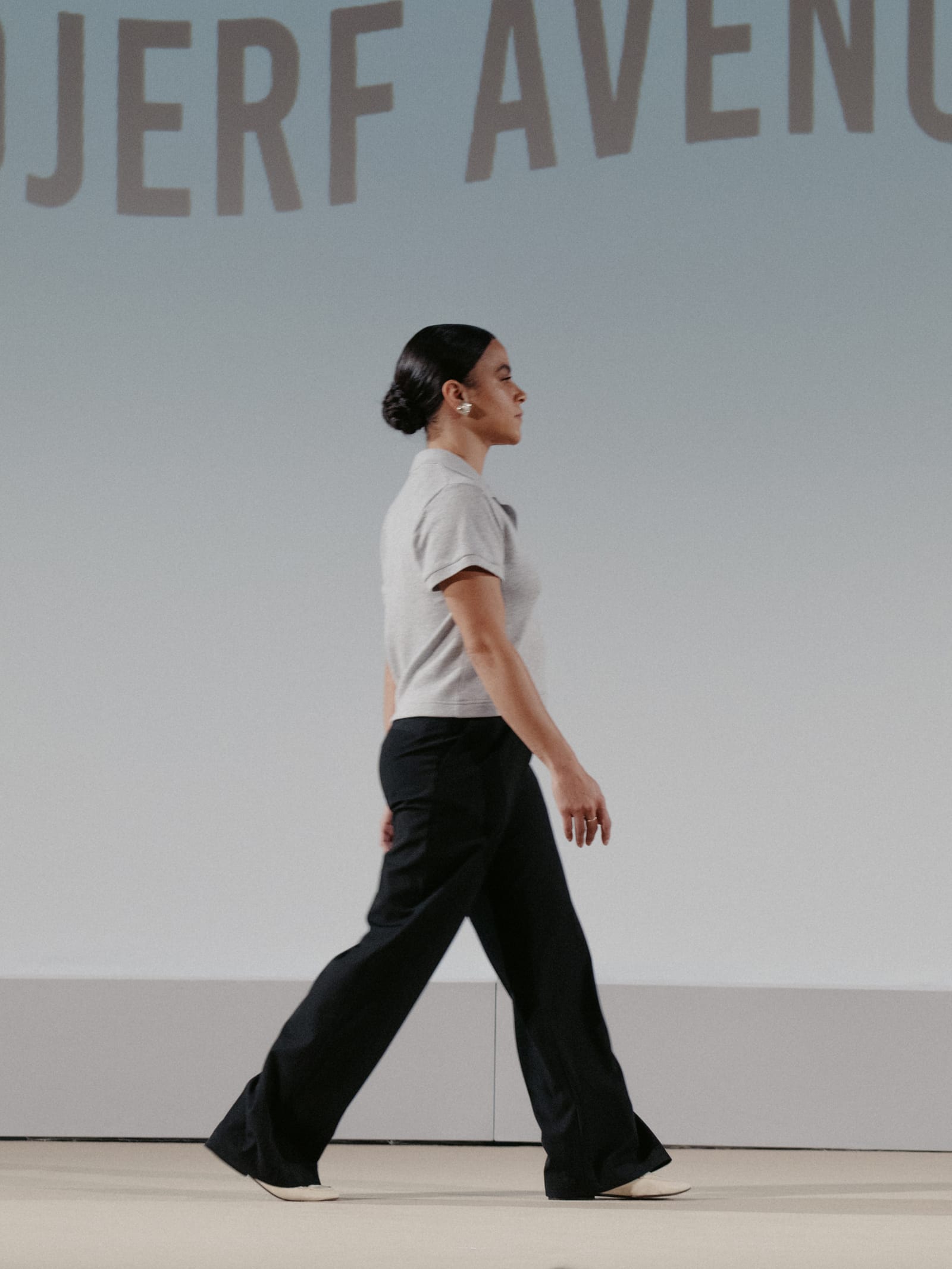 Remake Getaway Short Sleeve Top Grey Melange