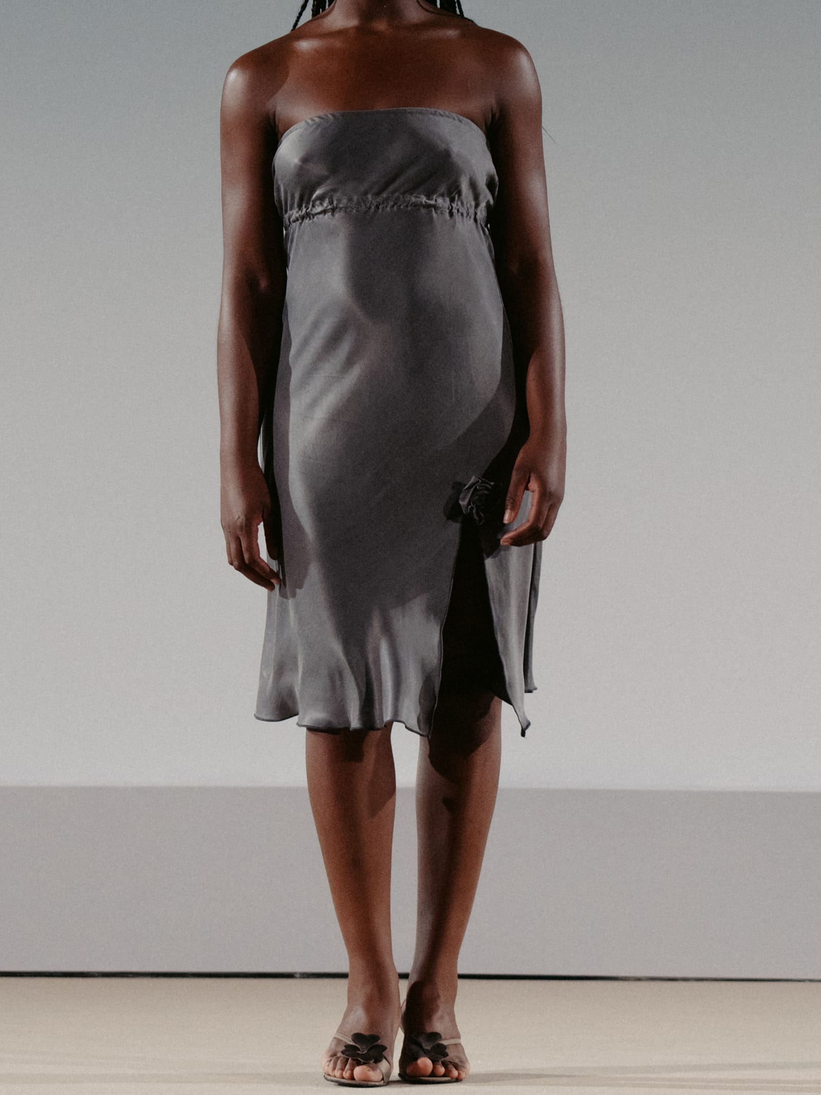Remake Vision Tube Dress Storm