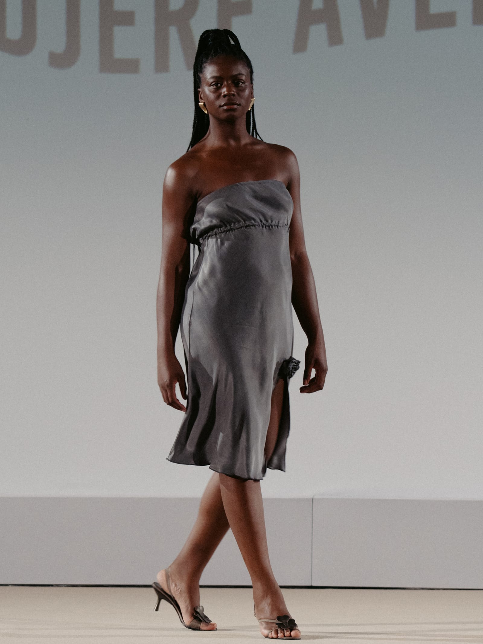 Remake Vision Tube Dress Storm