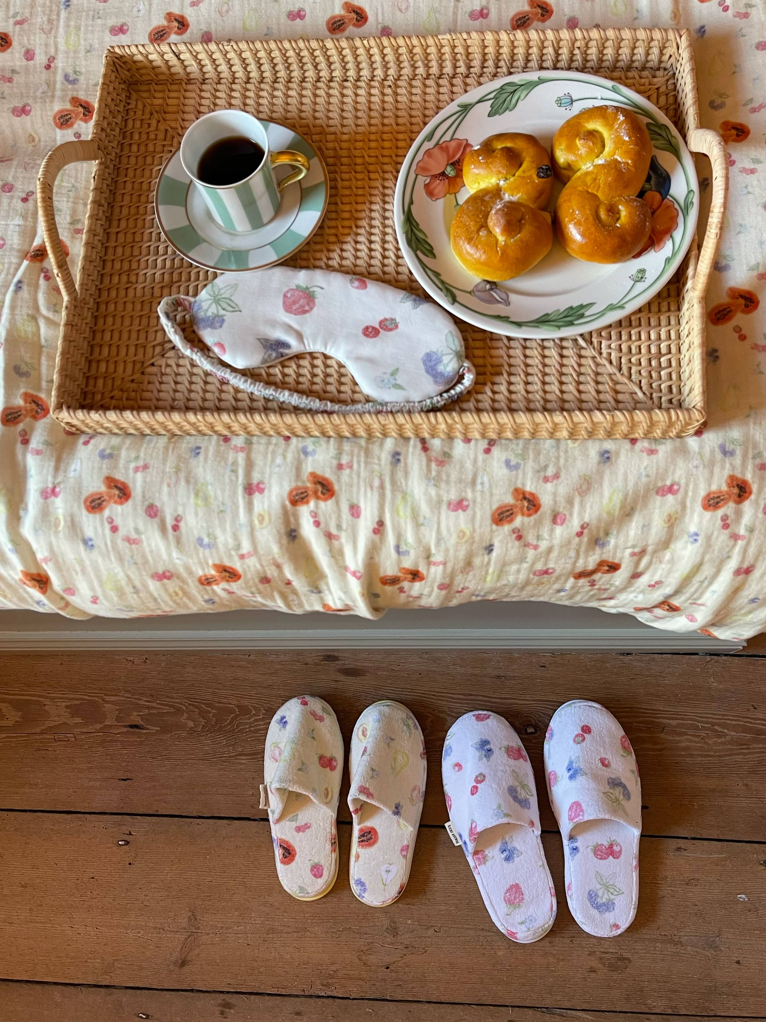 Terry Slippers Summer Berries - Summer Berries | Djerf Avenue