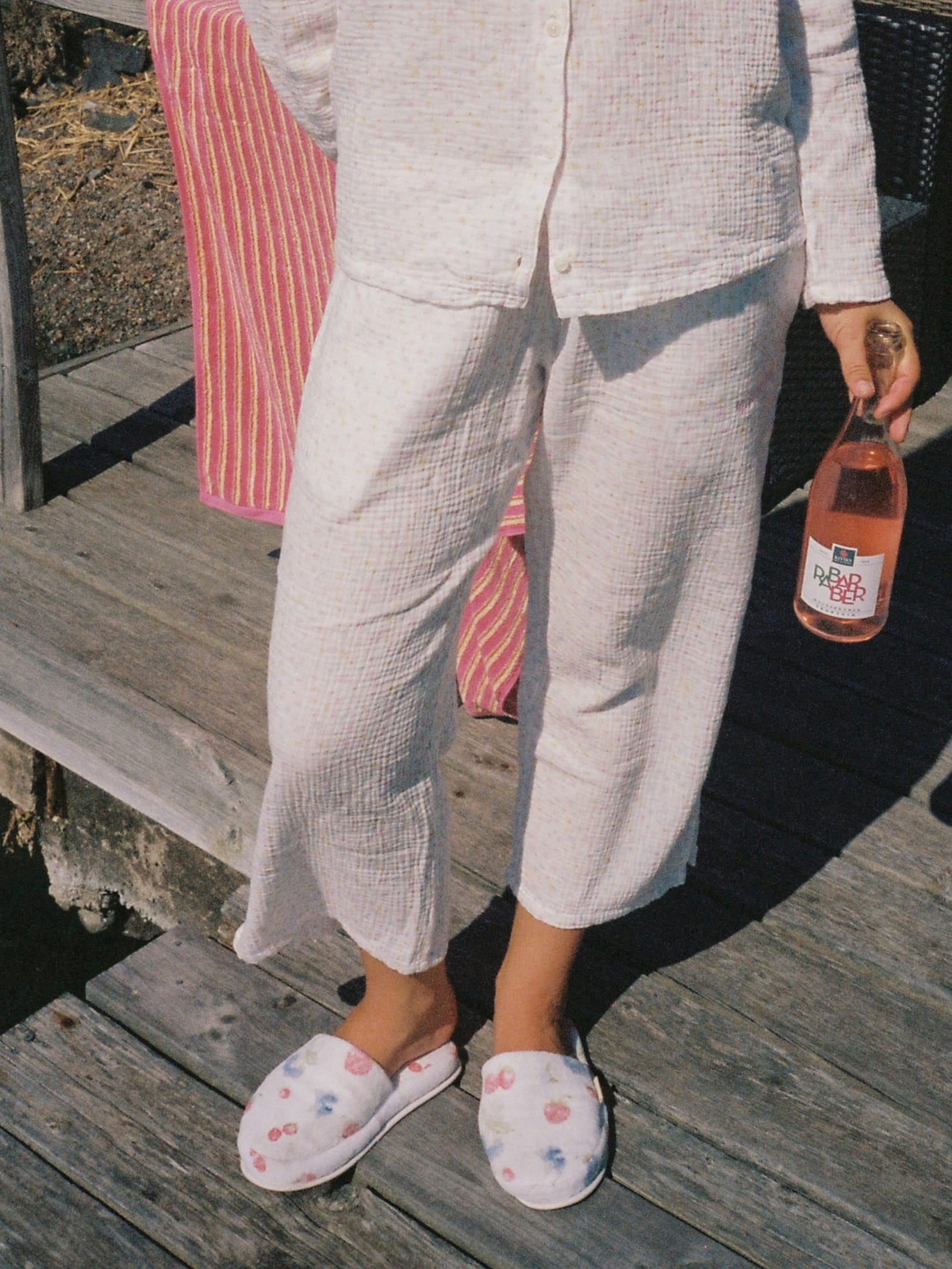 Terry Slippers Summer Berries