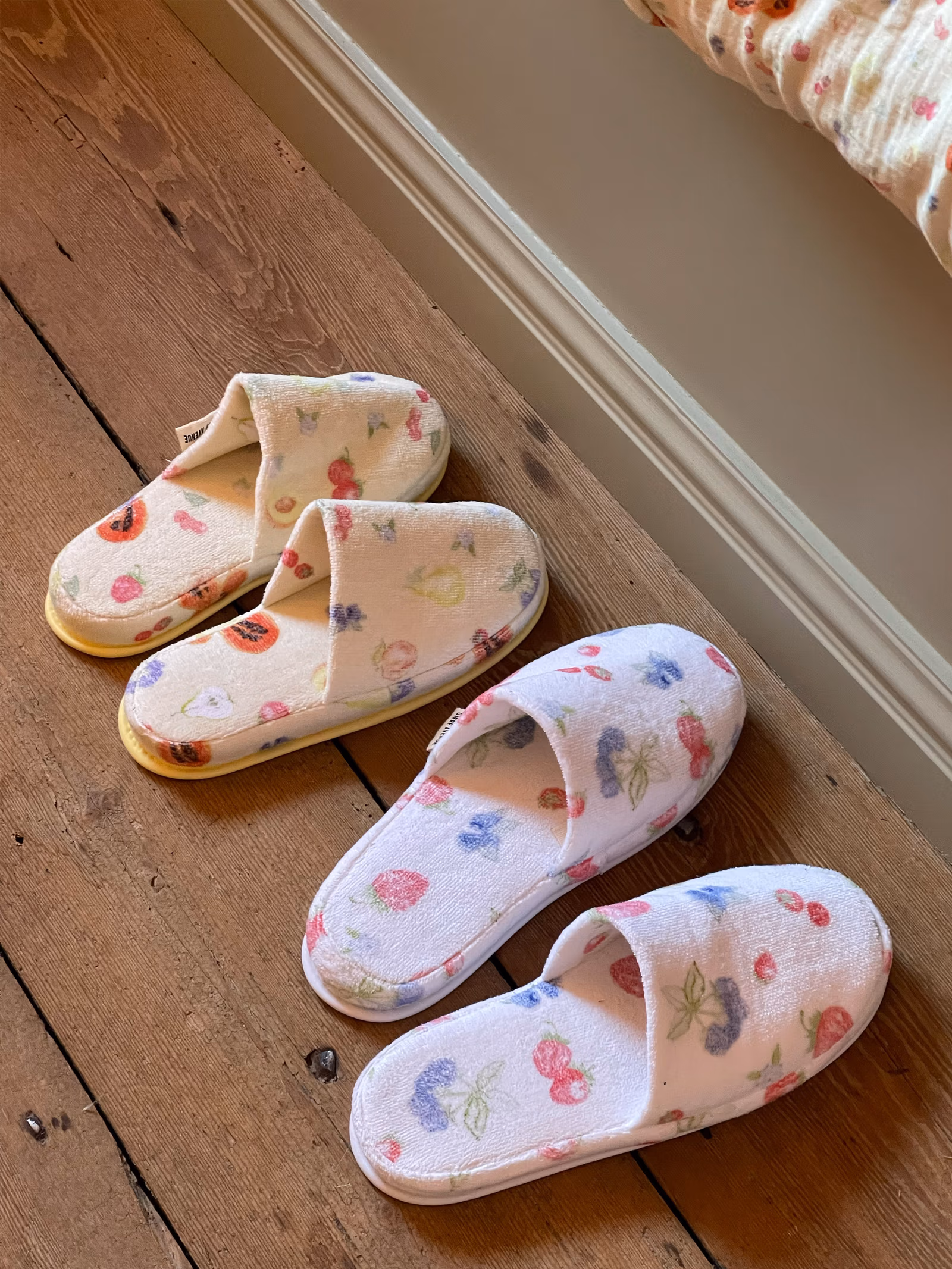 Terry Slippers Summer Berries