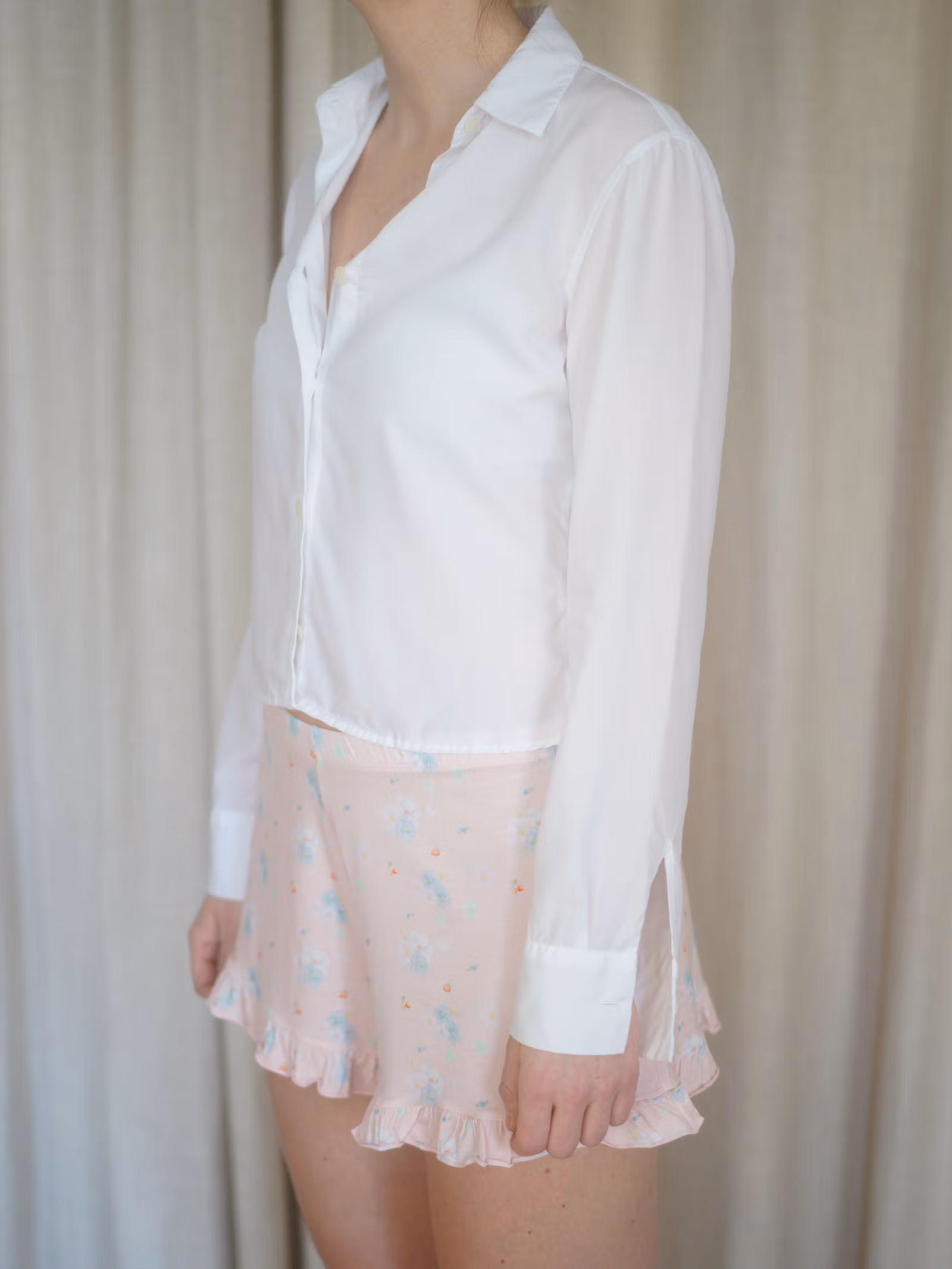 Go Slow Ruffle Shorts Summer Island