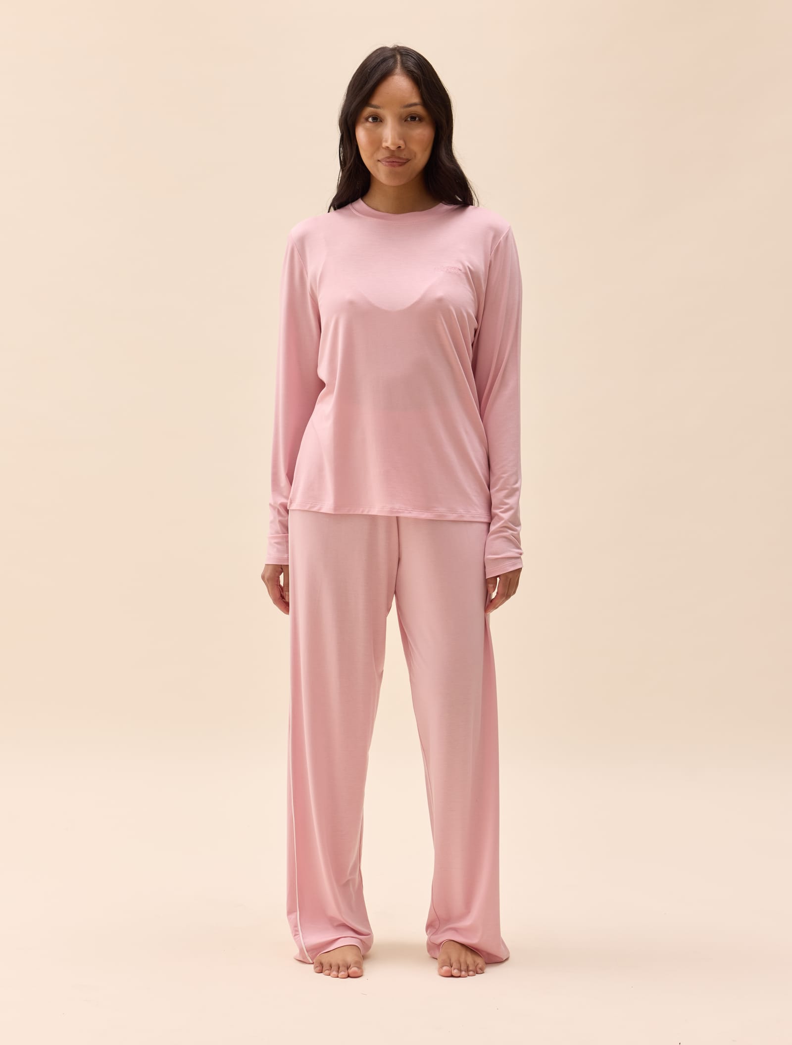 Go Slow Long Sleeve Top Pink