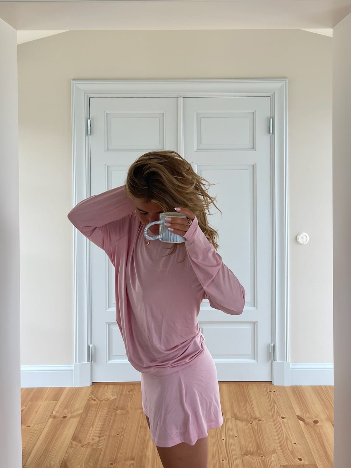 Go Slow Long Sleeve Top Pink