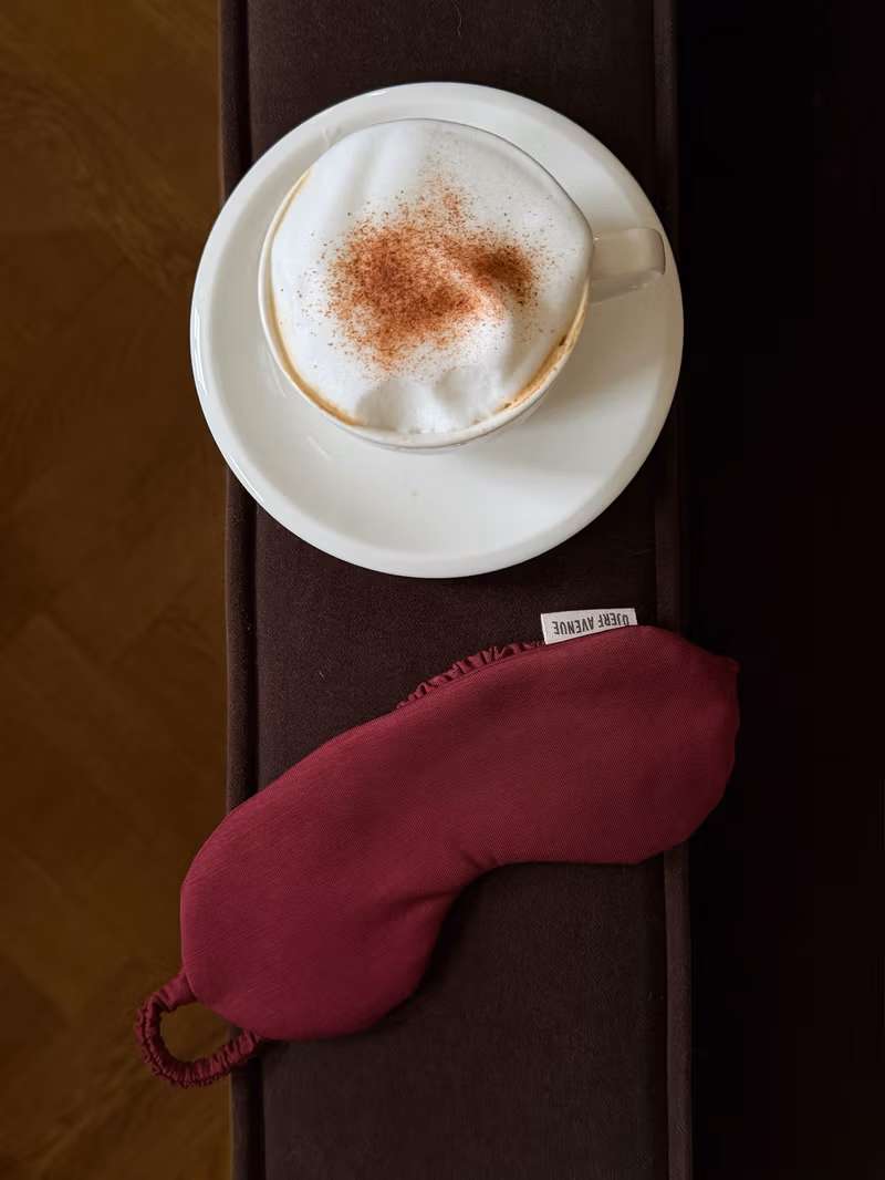 Go Slow Sleeping Mask Burgundy