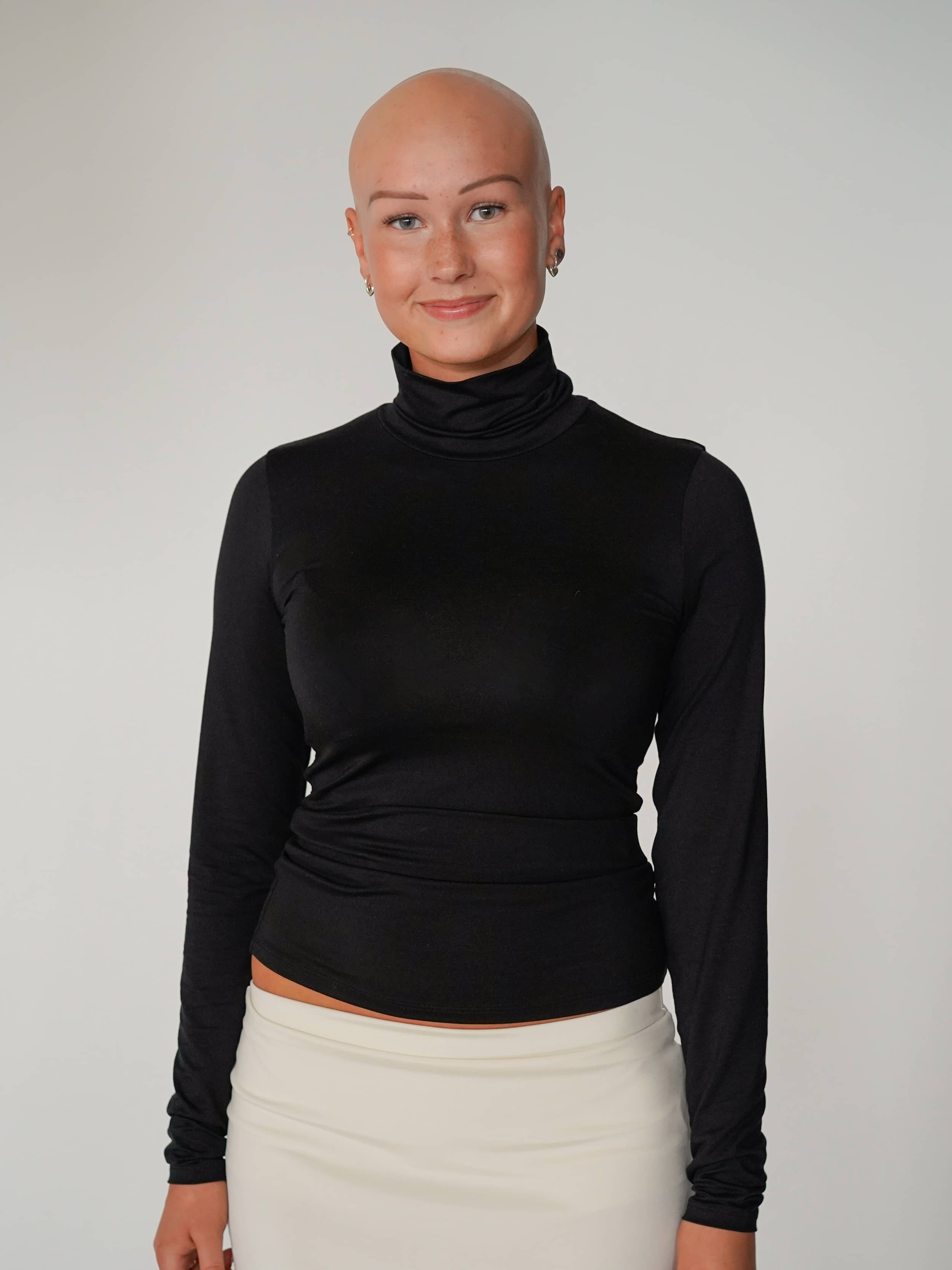 Daily Turtleneck Top Black - Black | Djerf Avenue