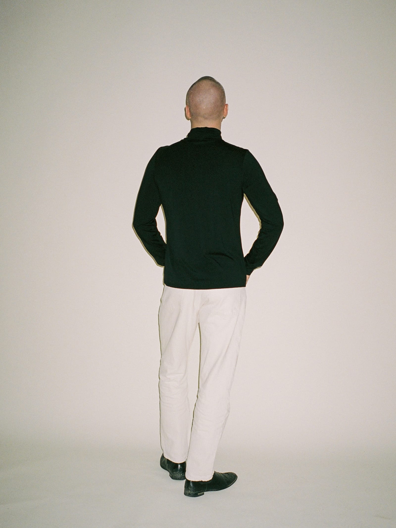 Daily Turtleneck Top Black