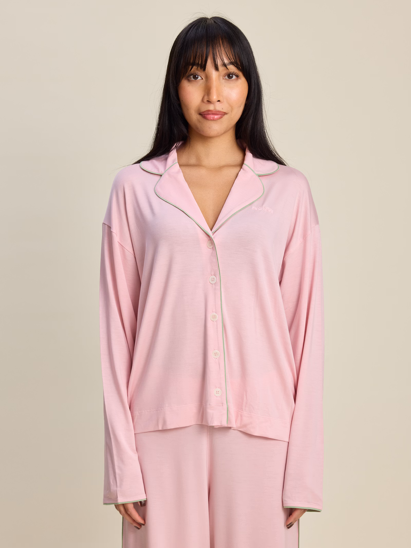Go Slow PJ Shirt Pink