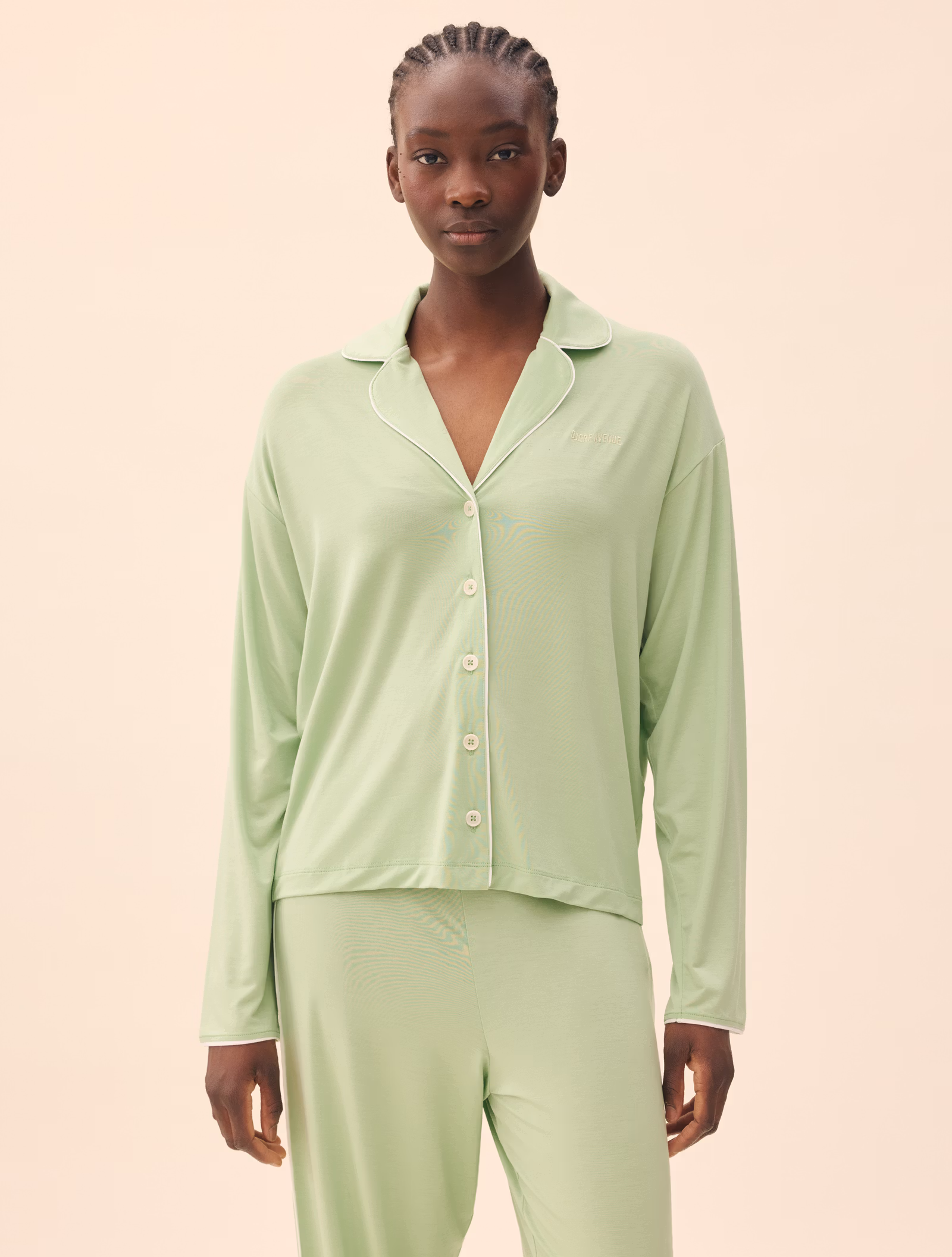Go Slow PJ Shirt Pistachio