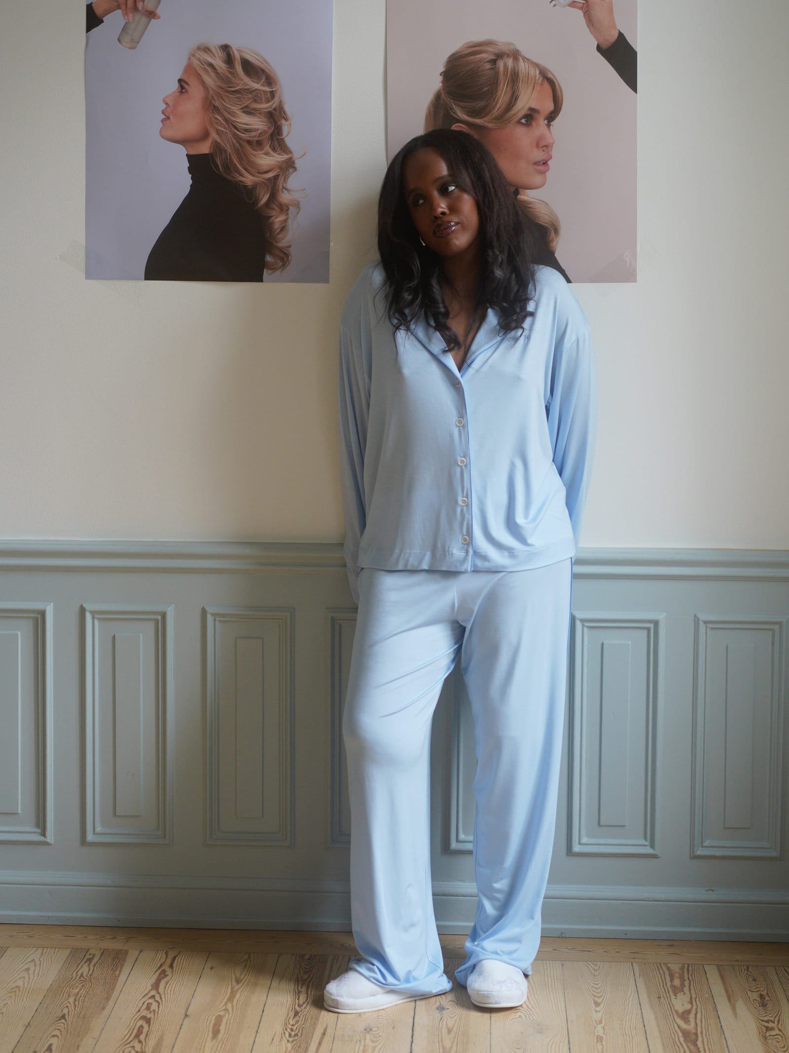 Go Slow PJ Shirt Blue