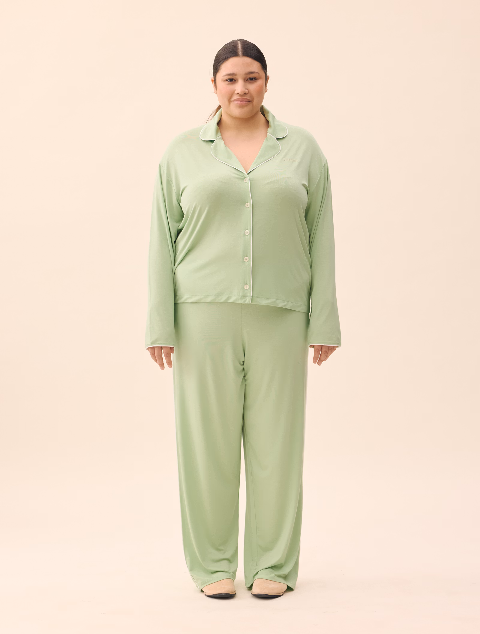 Go Slow PJ Shirt Pistachio