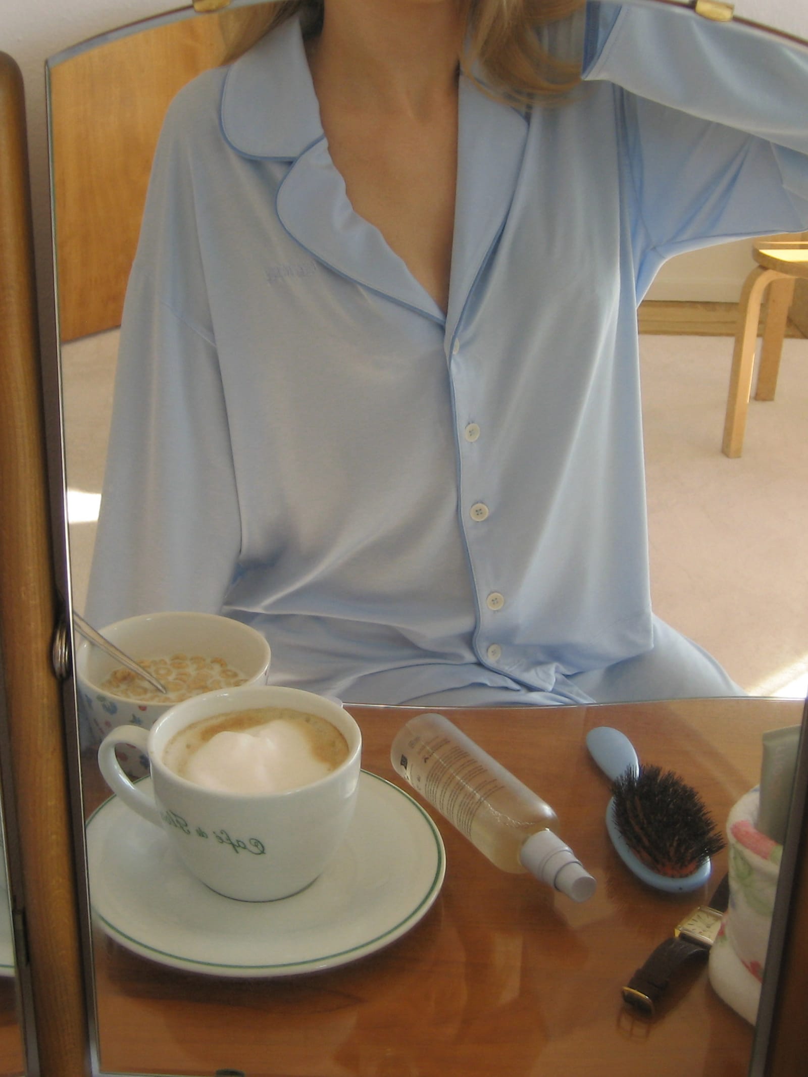 Go Slow PJ Shirt Blue