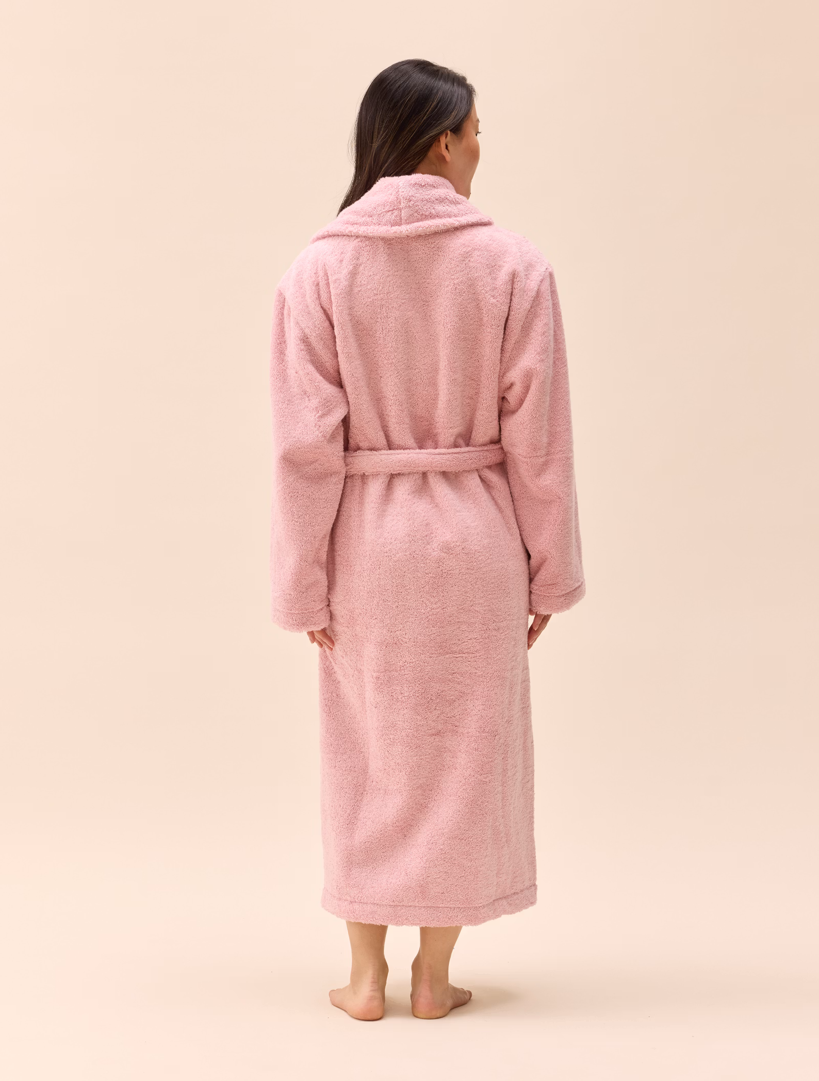 Bath Robe Pink Flower