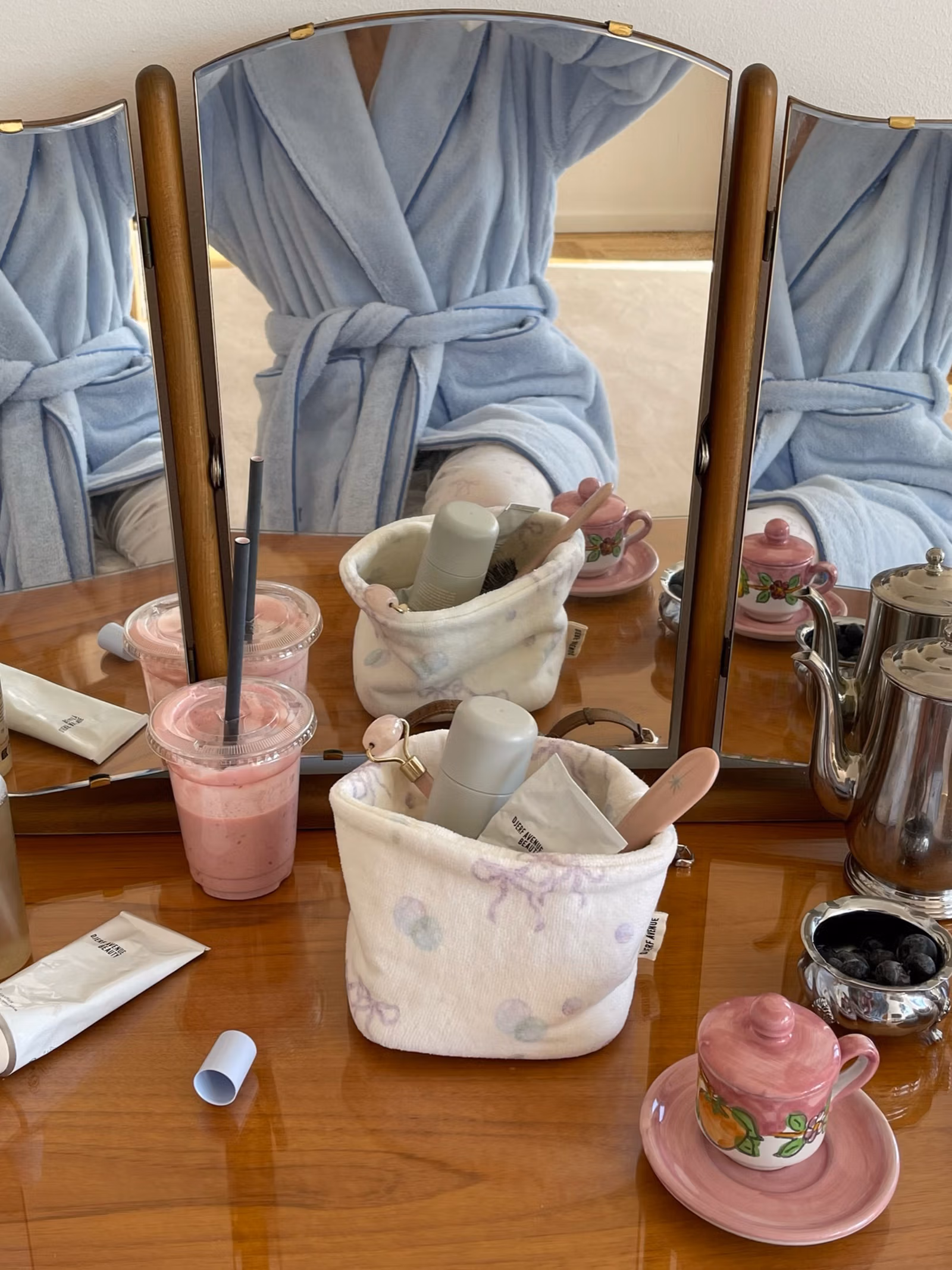 Bath Robe Blue