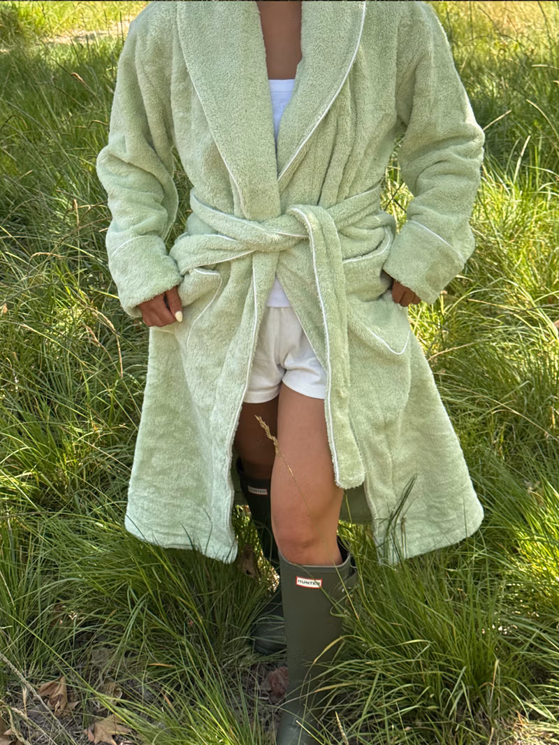 Bath Robe Green