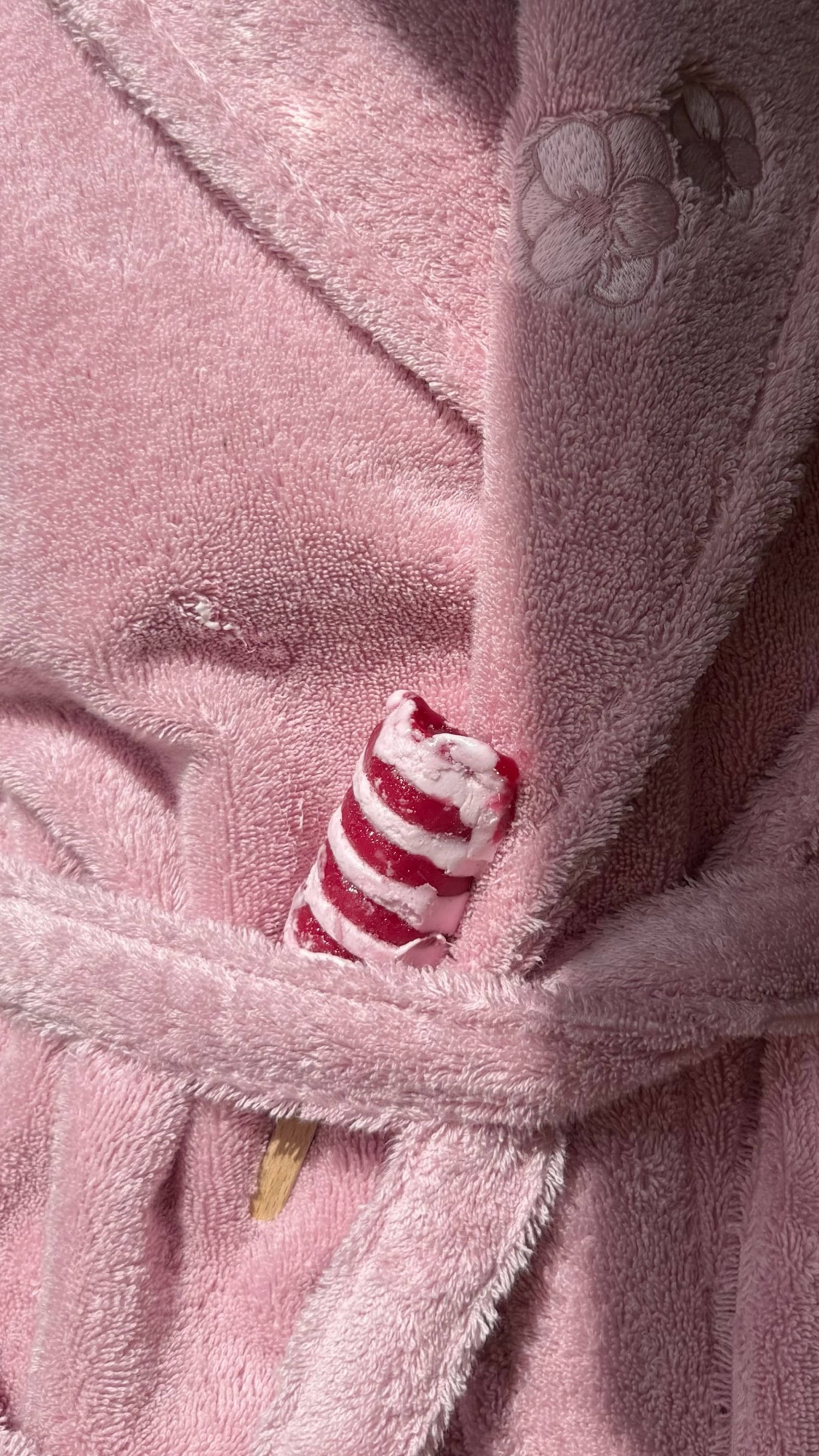 Bath Robe Pink Flower - Pink | Djerf Avenue