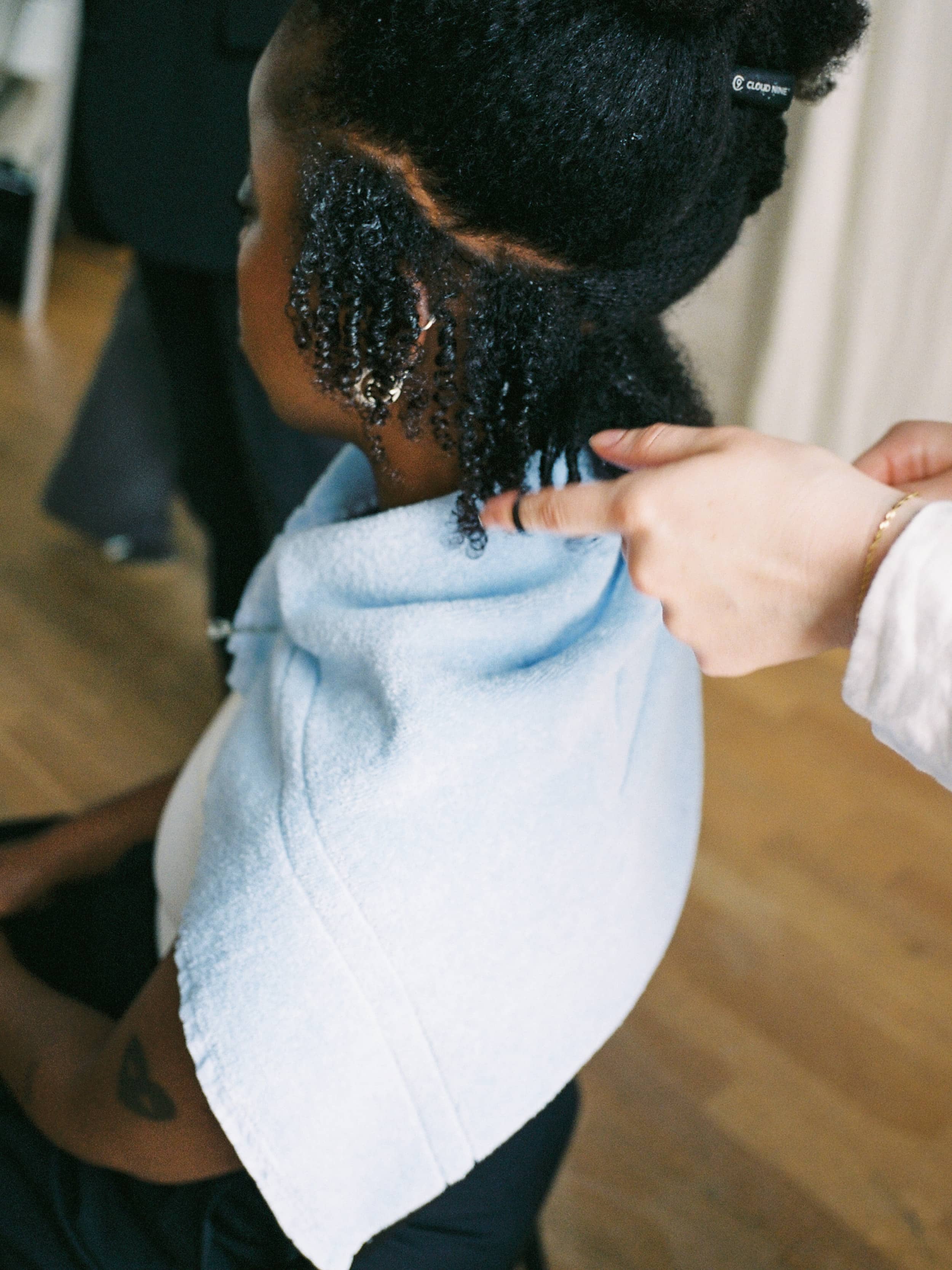 Small Towel Blue - Blue | Djerf Avenue