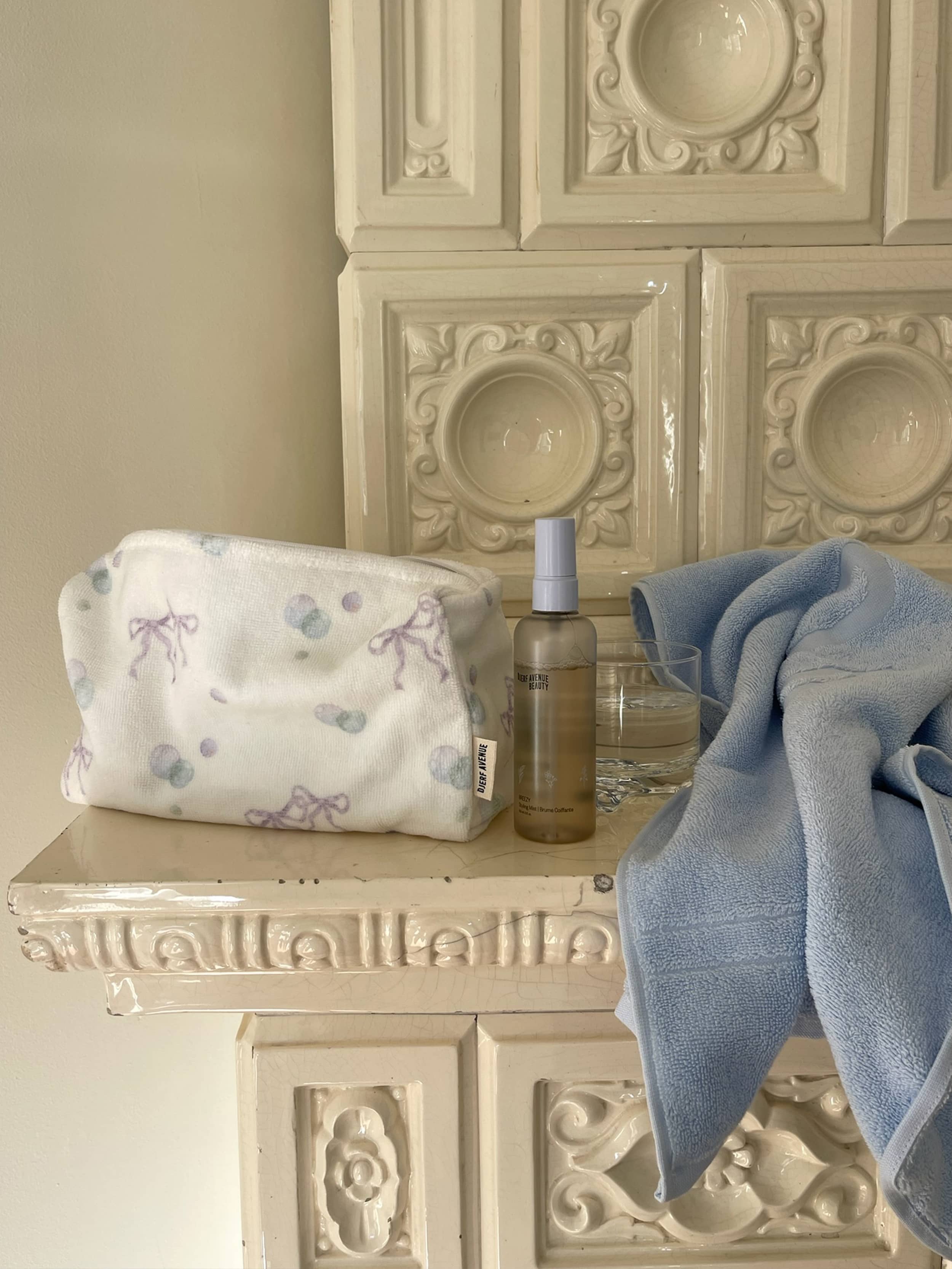 Small Towel Blue - Blue | Djerf Avenue