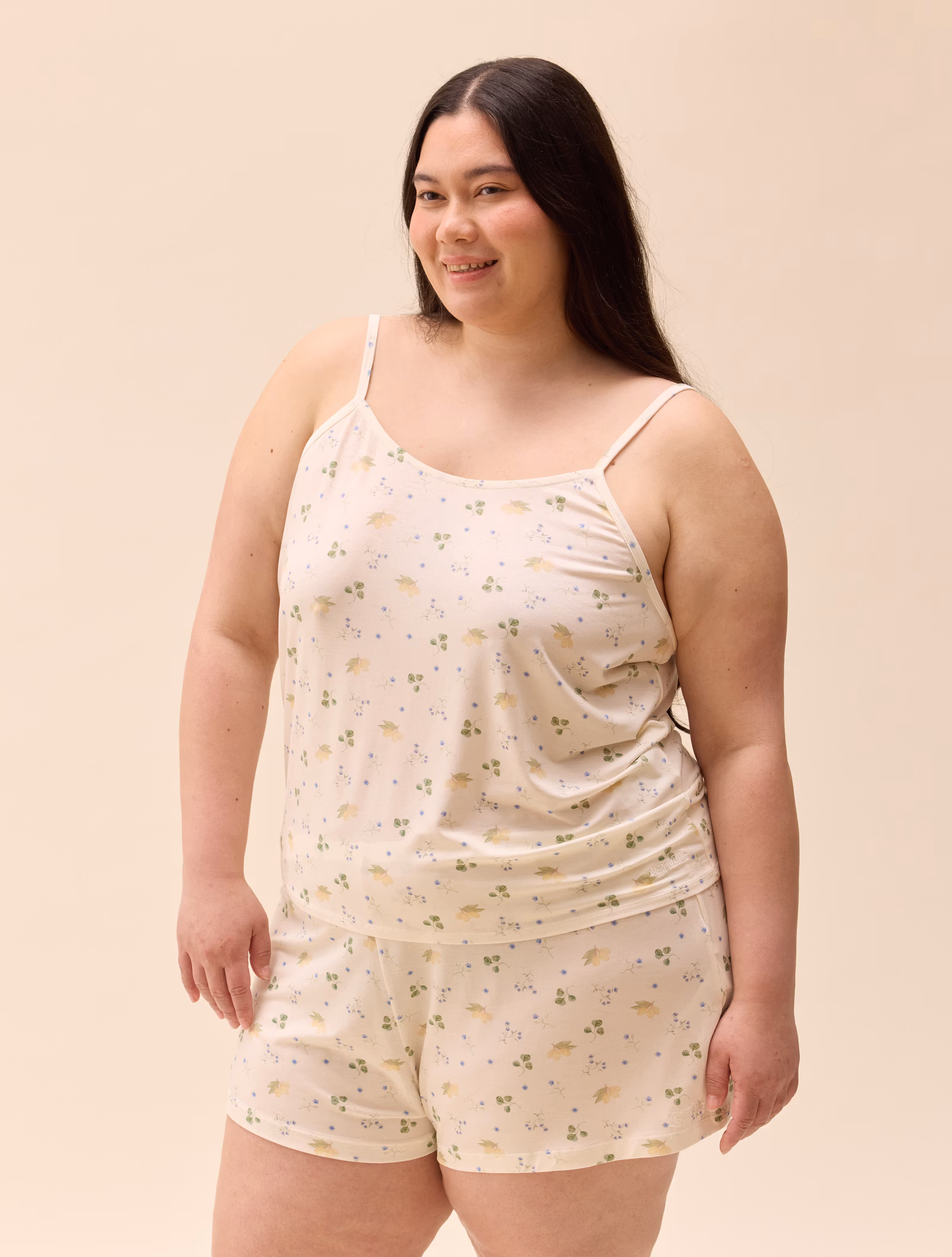 Go Slow Strap Top Marula Bloom