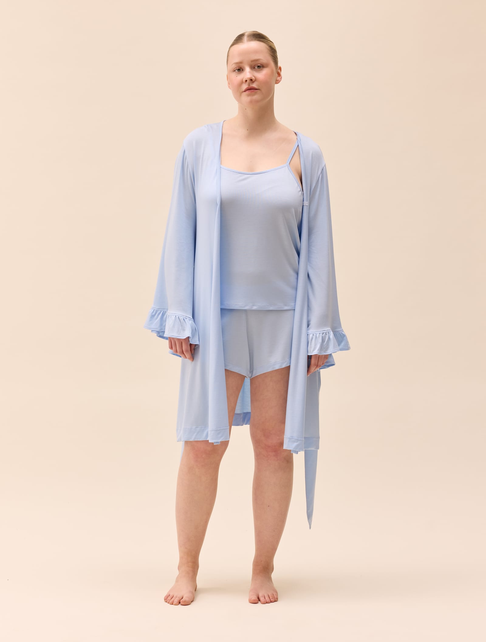 Go Slow Strap Top Blue
