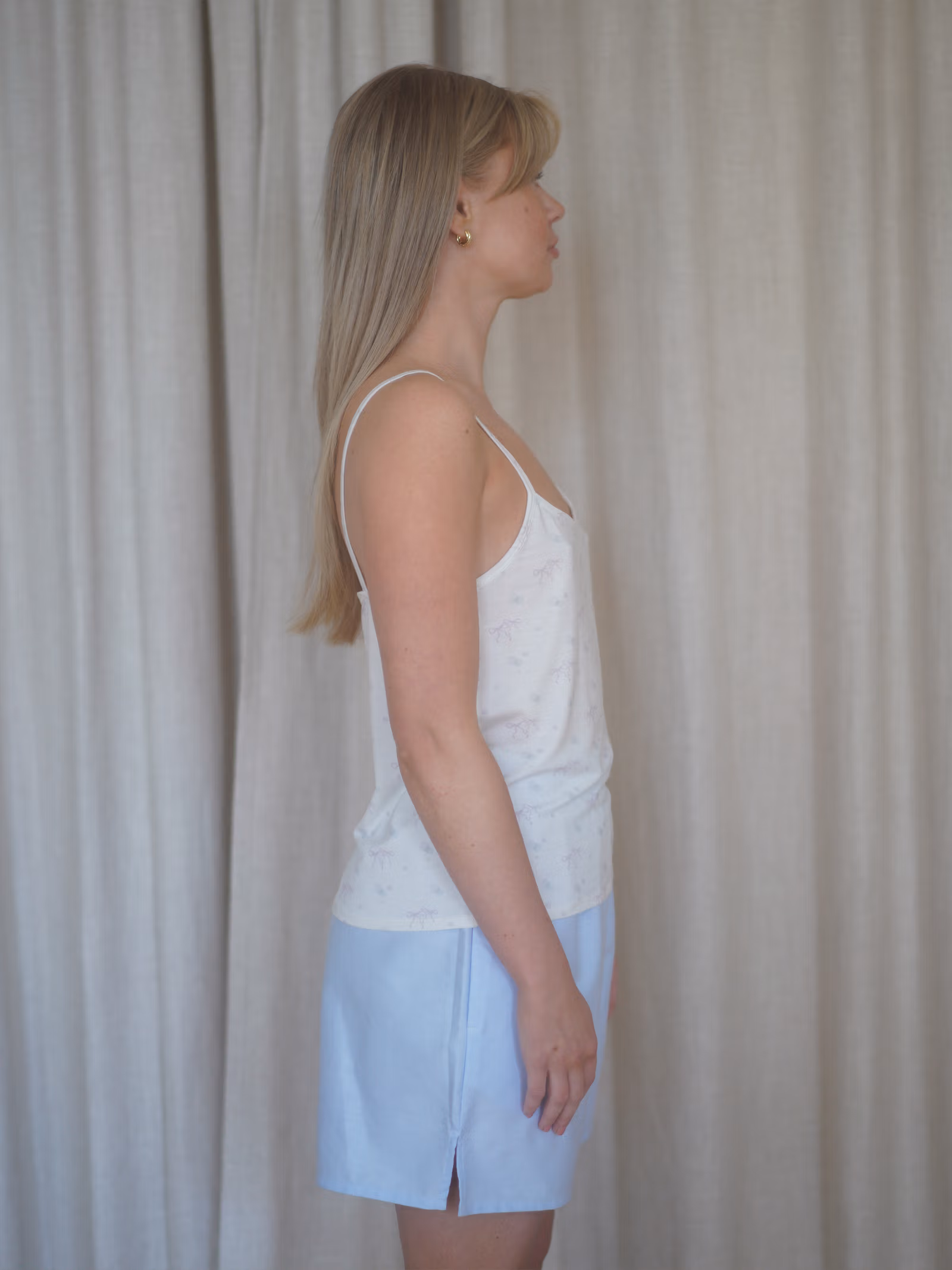 Go Slow Strap Top Bubble Bliss