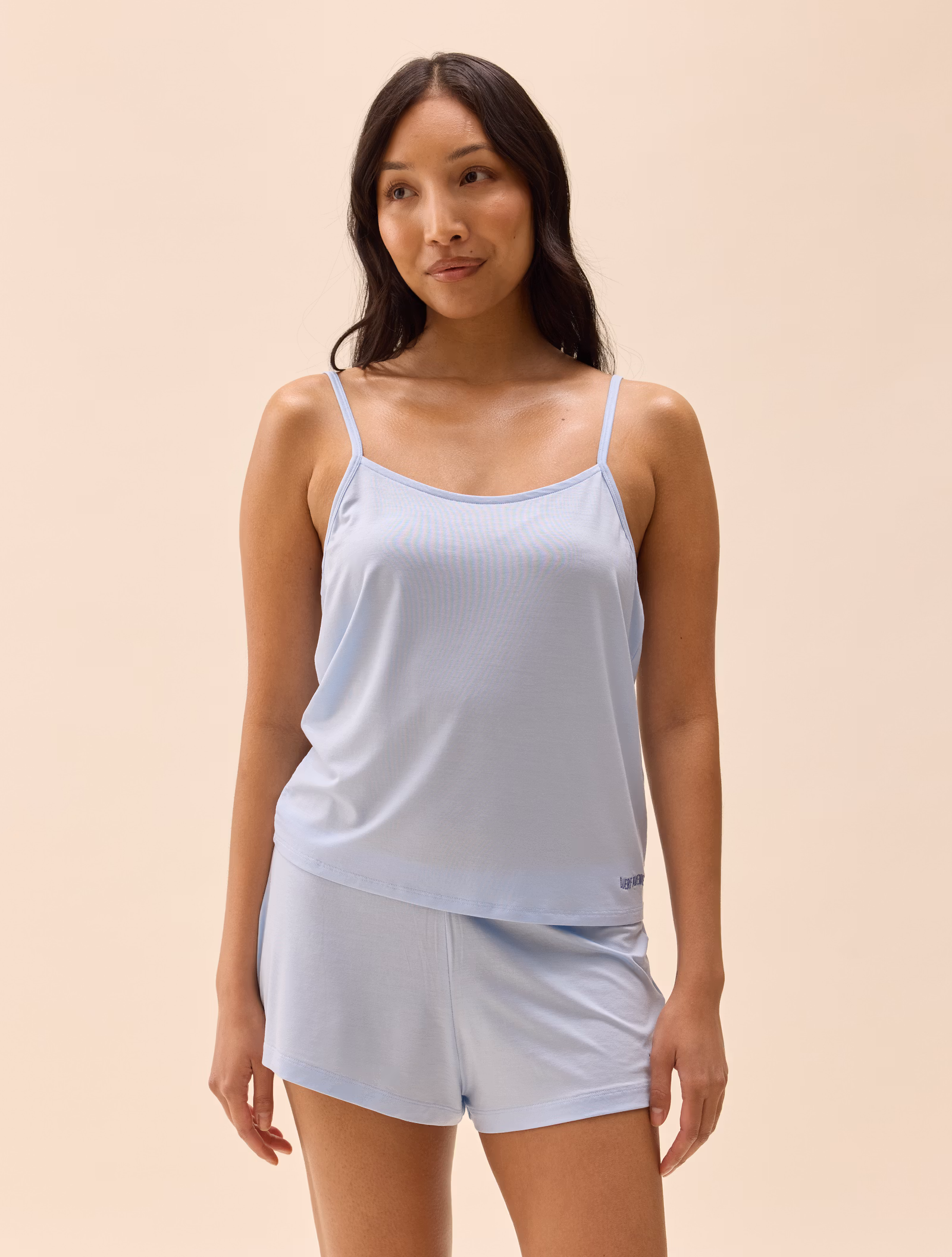 Go Slow Strap Top Blue