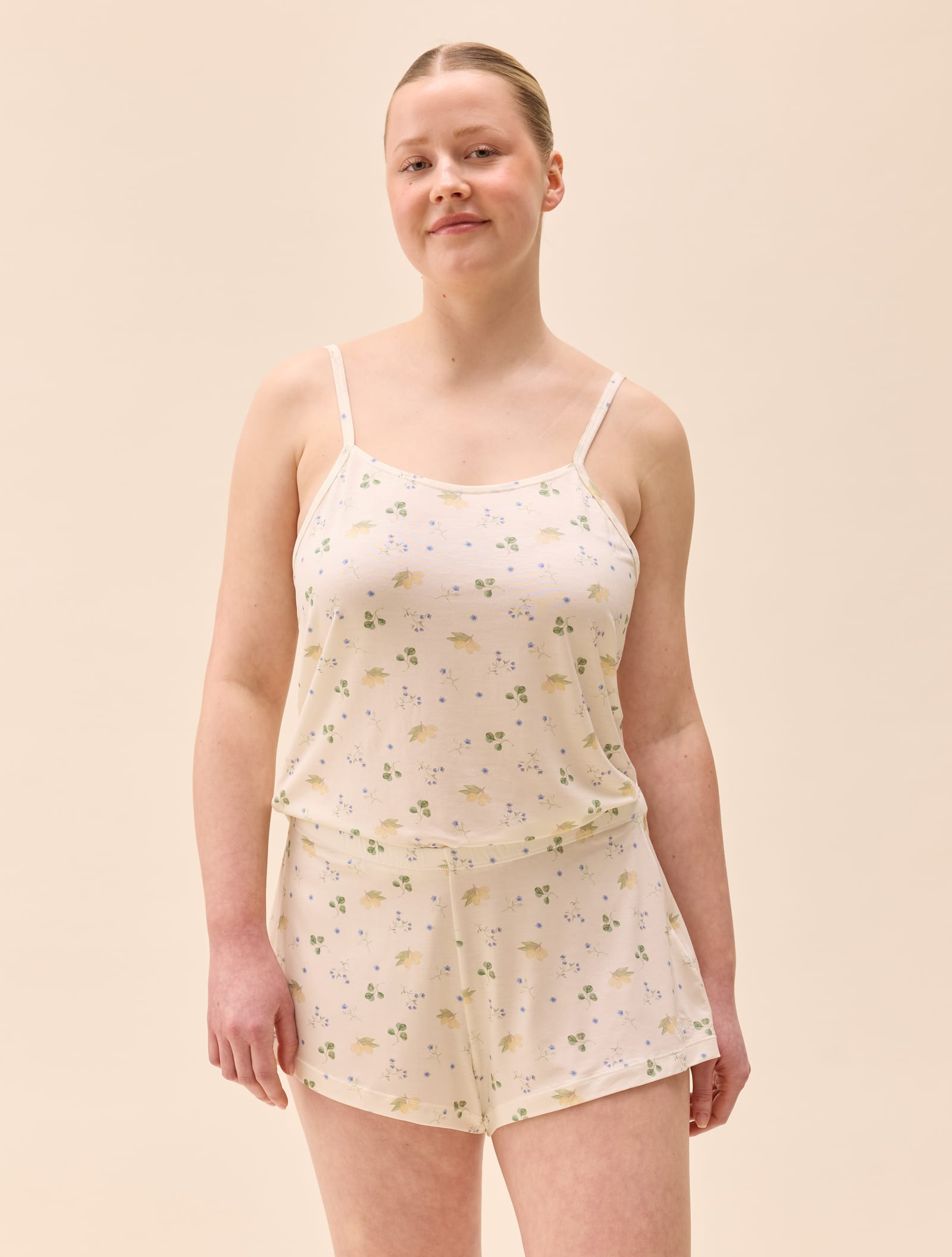 Go Slow Strap Top Marula Bloom