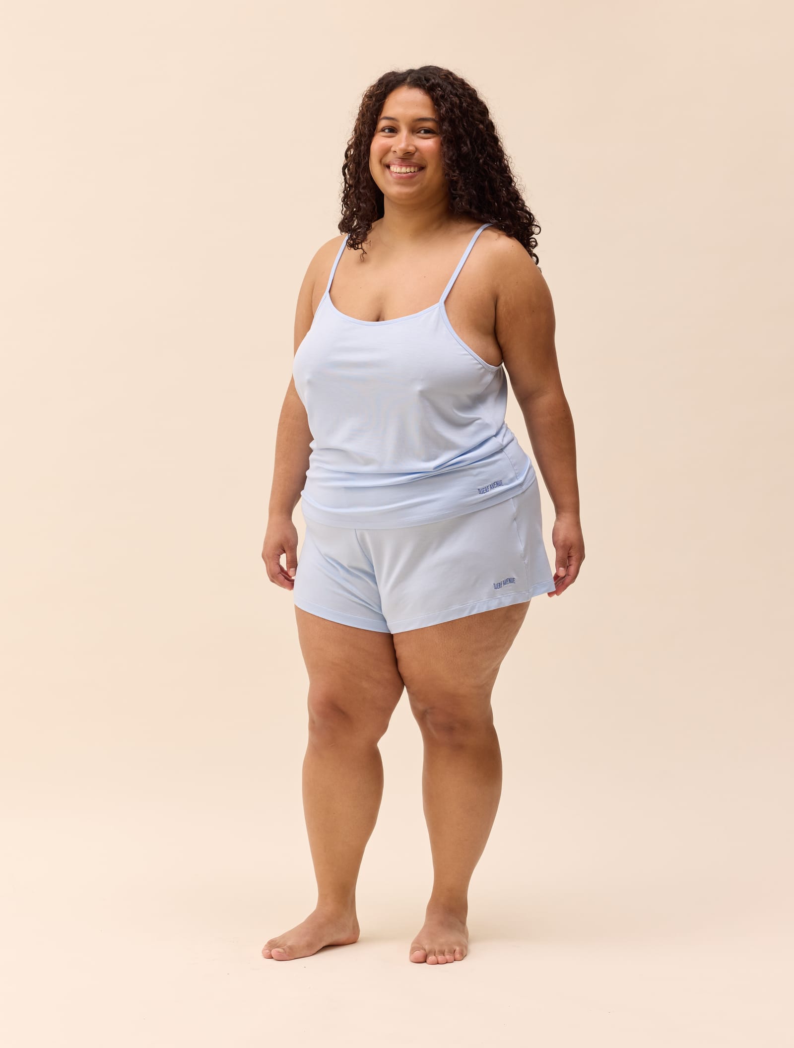 Go Slow Strap Top Blue