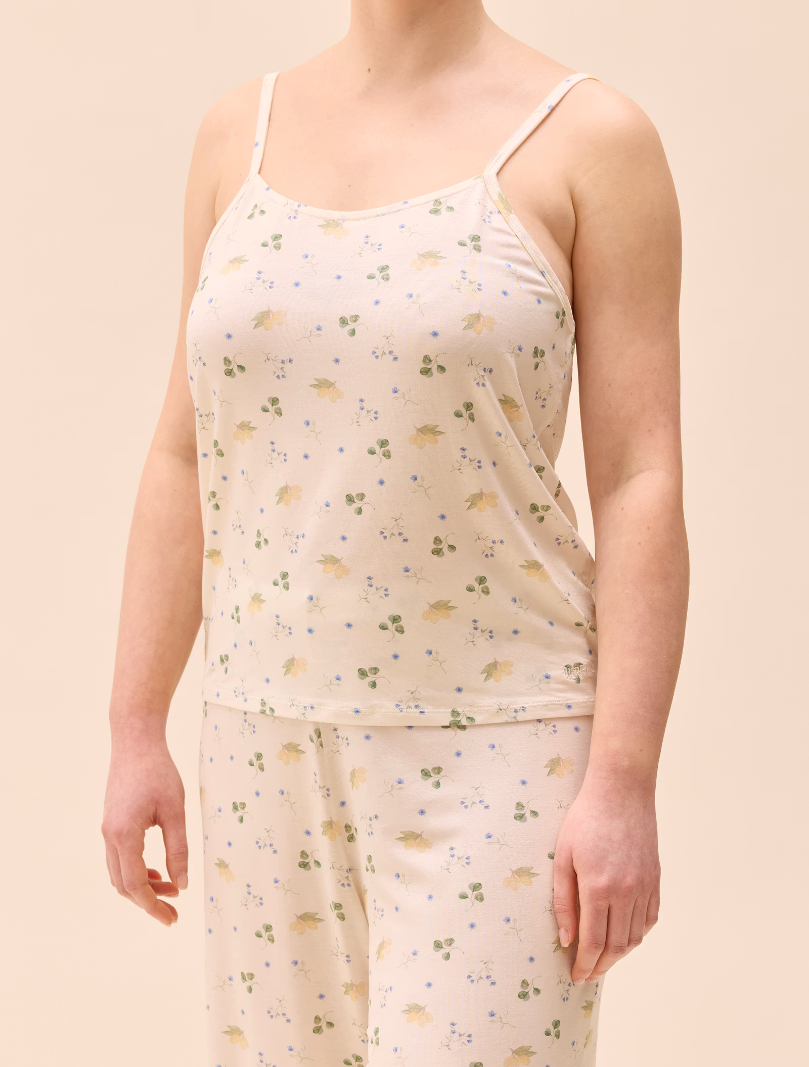Go Slow Strap Top Marula Bloom