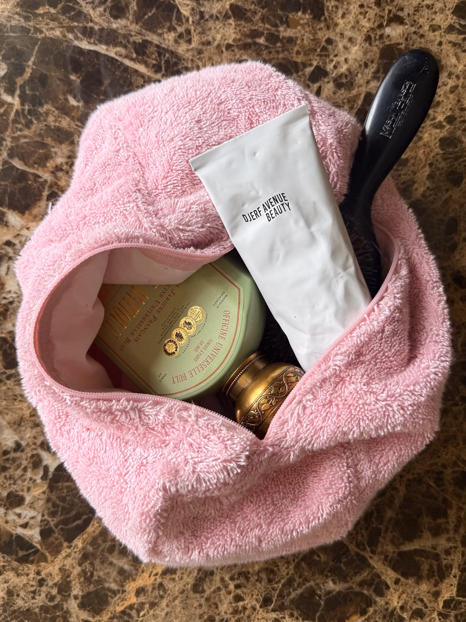 Terry Beauty Bag Pink