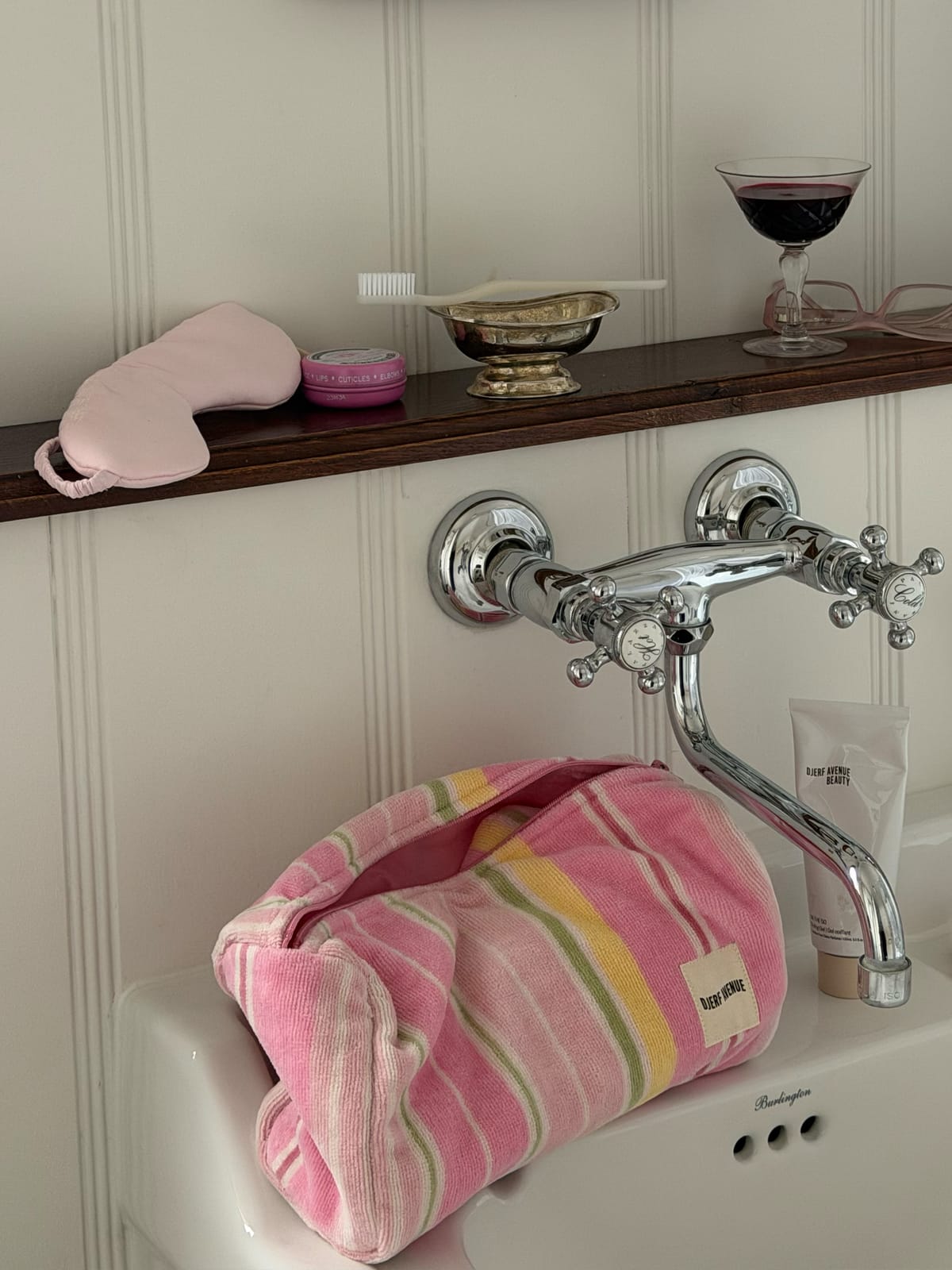 Terry Beauty Bag Gelato Stripe