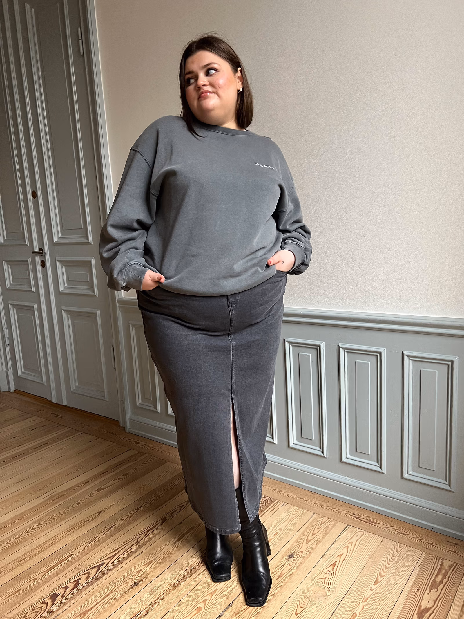 Staple Sweatshirt Washed Grey