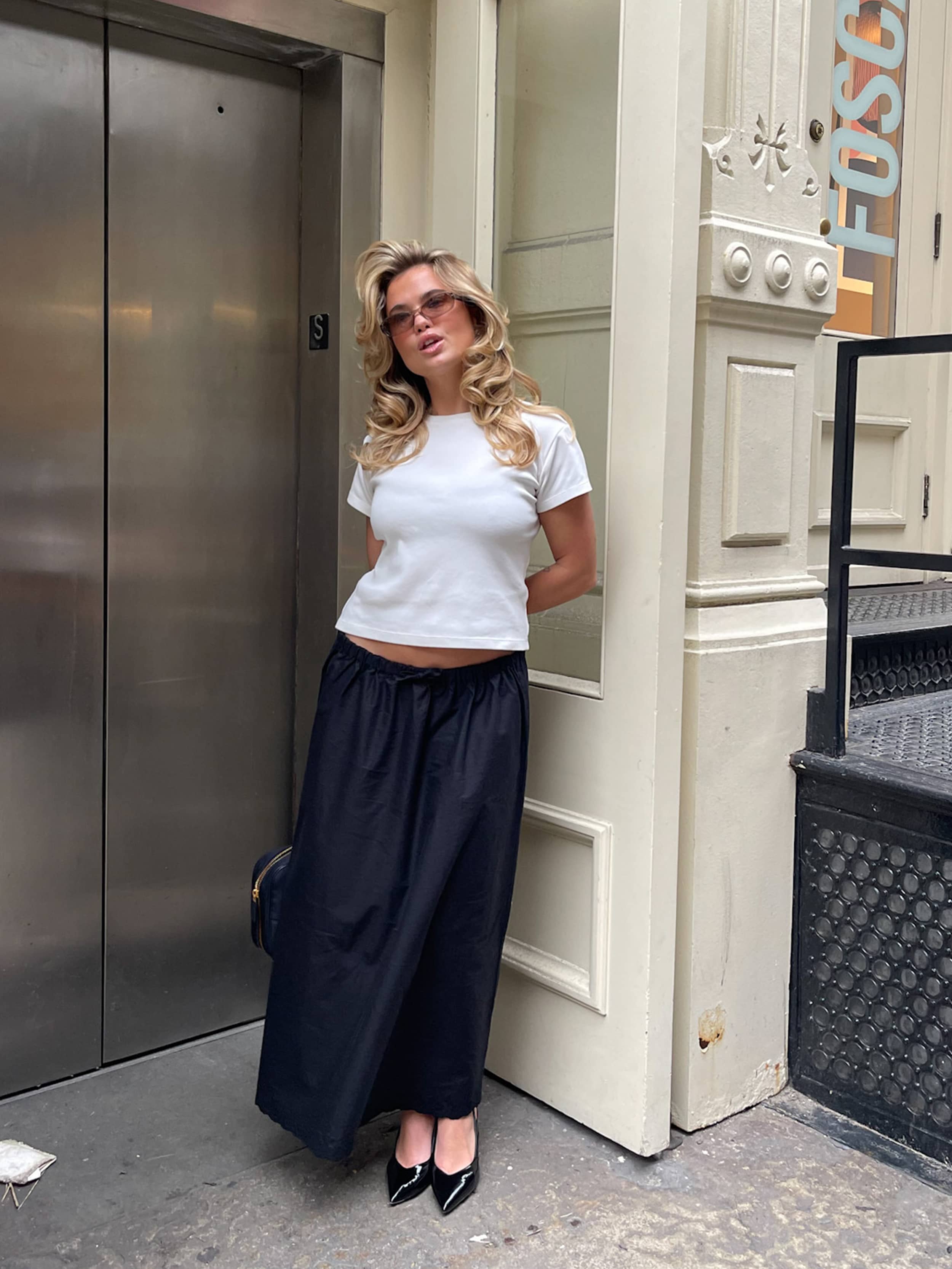 Breezy Ankle Pants Black - Black | Djerf Avenue
