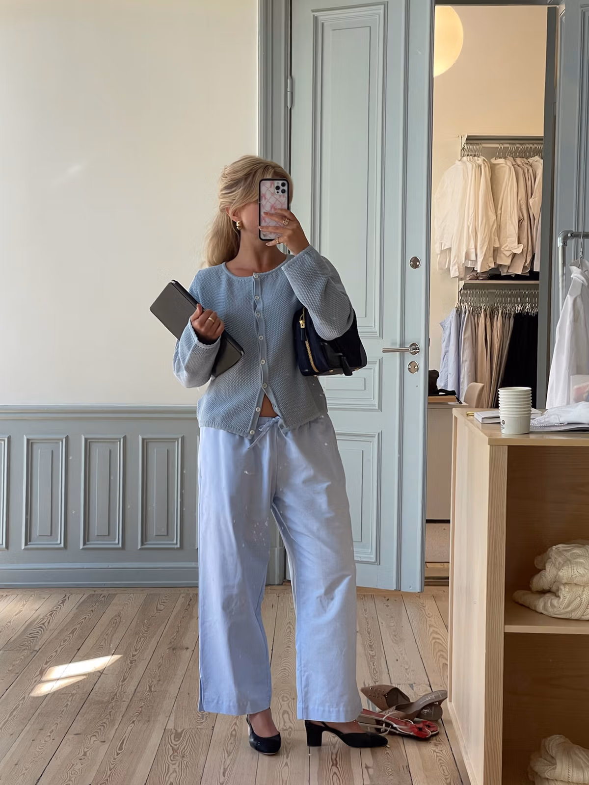 Breezy Ankle Pants Blue