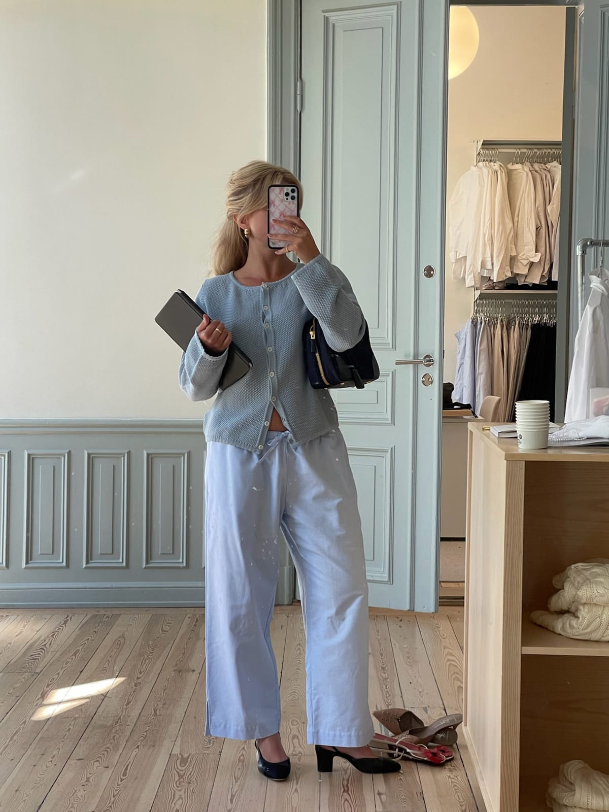 Breezy Ankle Pants Blue