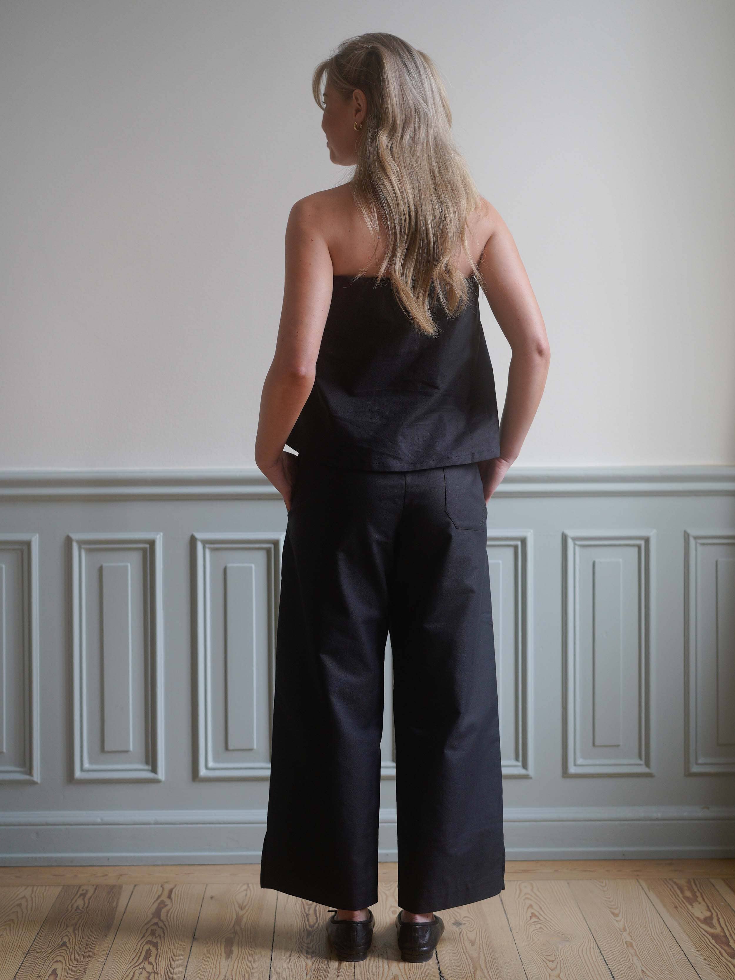 Breezy Ankle Pants Black - Black | Djerf Avenue