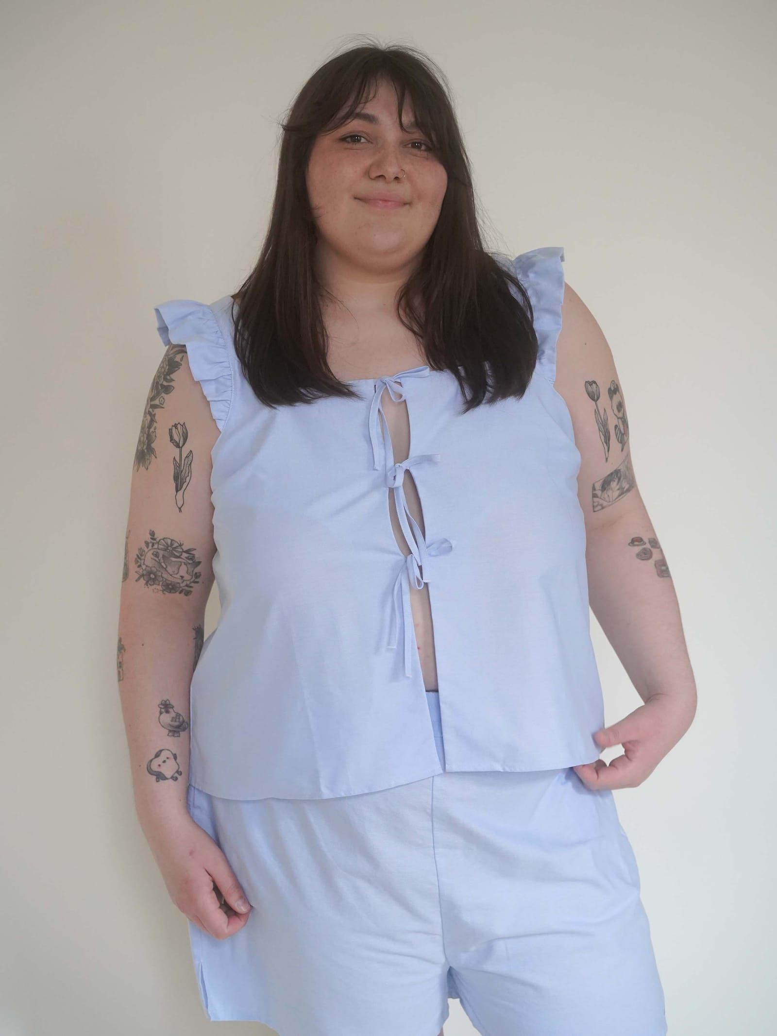 Breezy Tie Top Blue