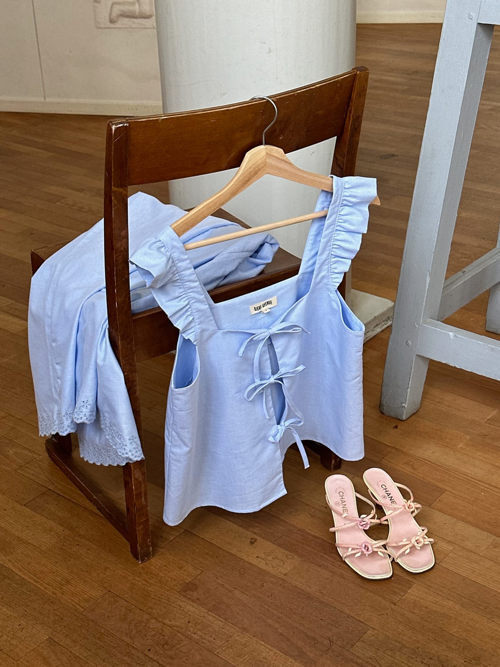 Breezy Tie Top Blue