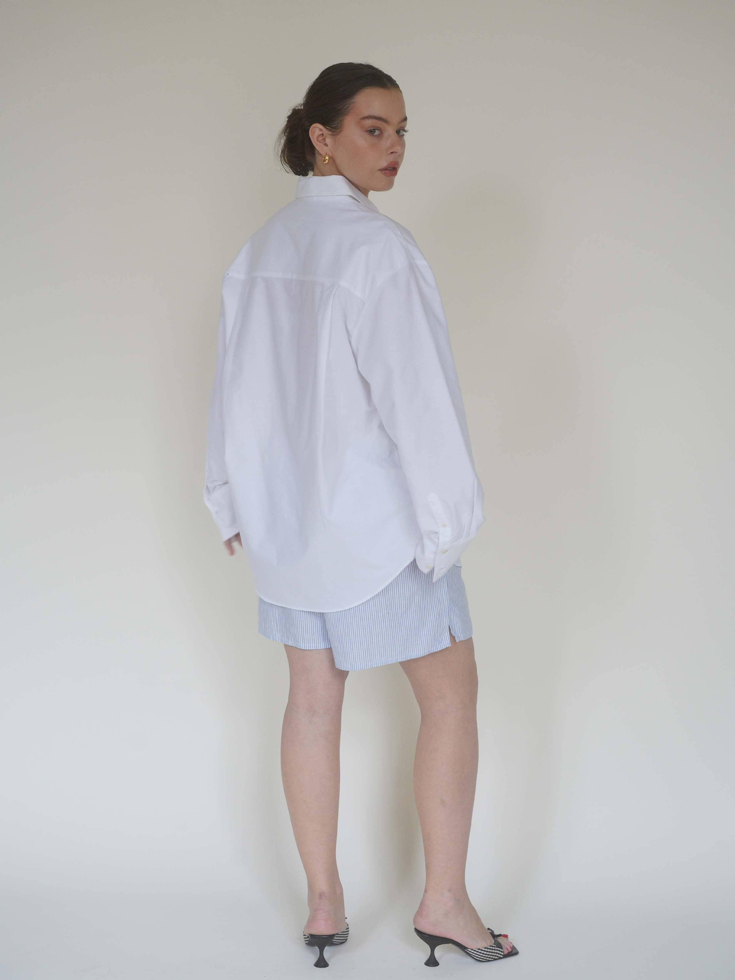 Breezy Classic Shirt White - White | Djerf Avenue