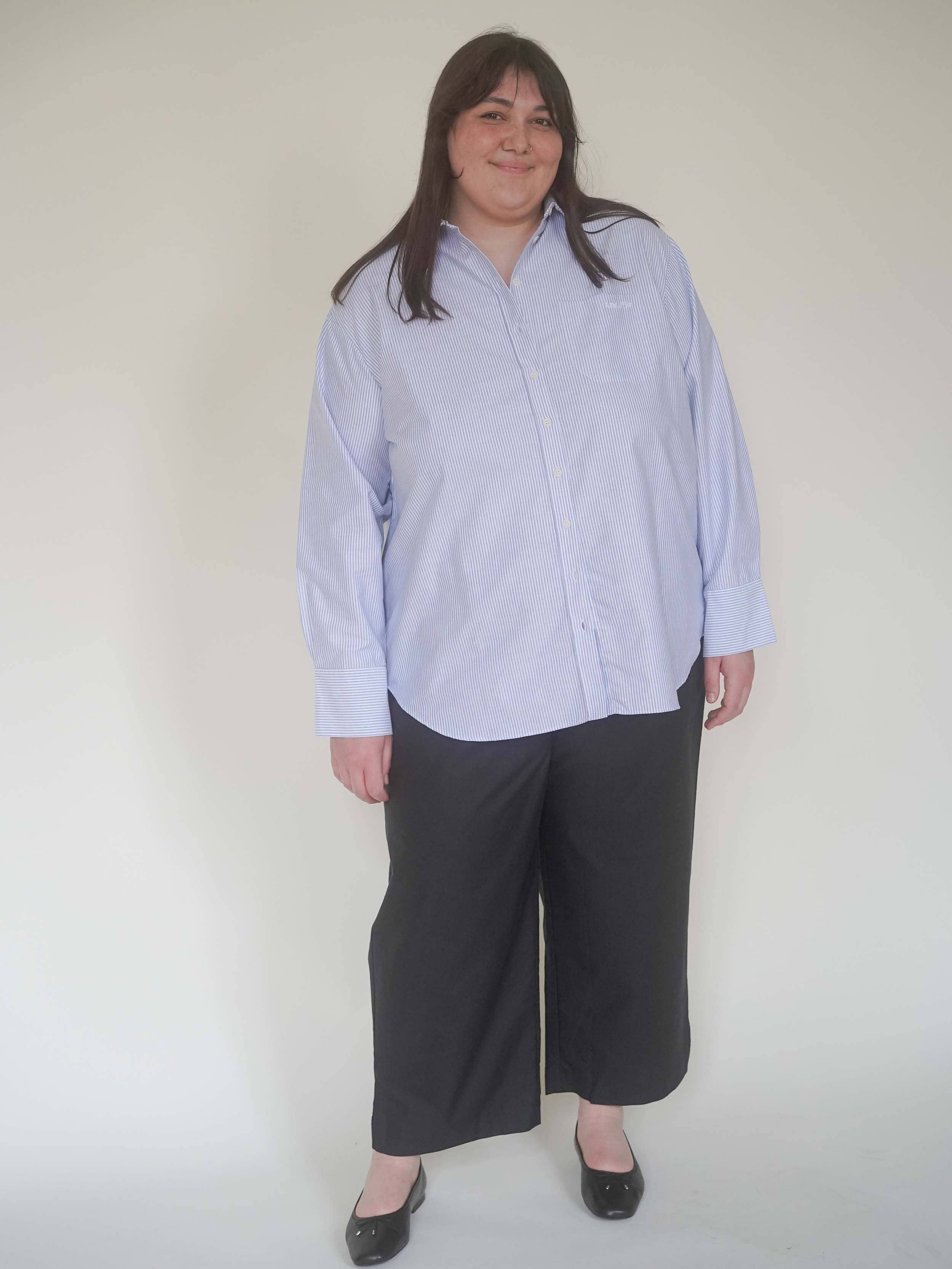 Breezy Classic Shirt Blue Stripe - Blue stripe | Djerf Avenue